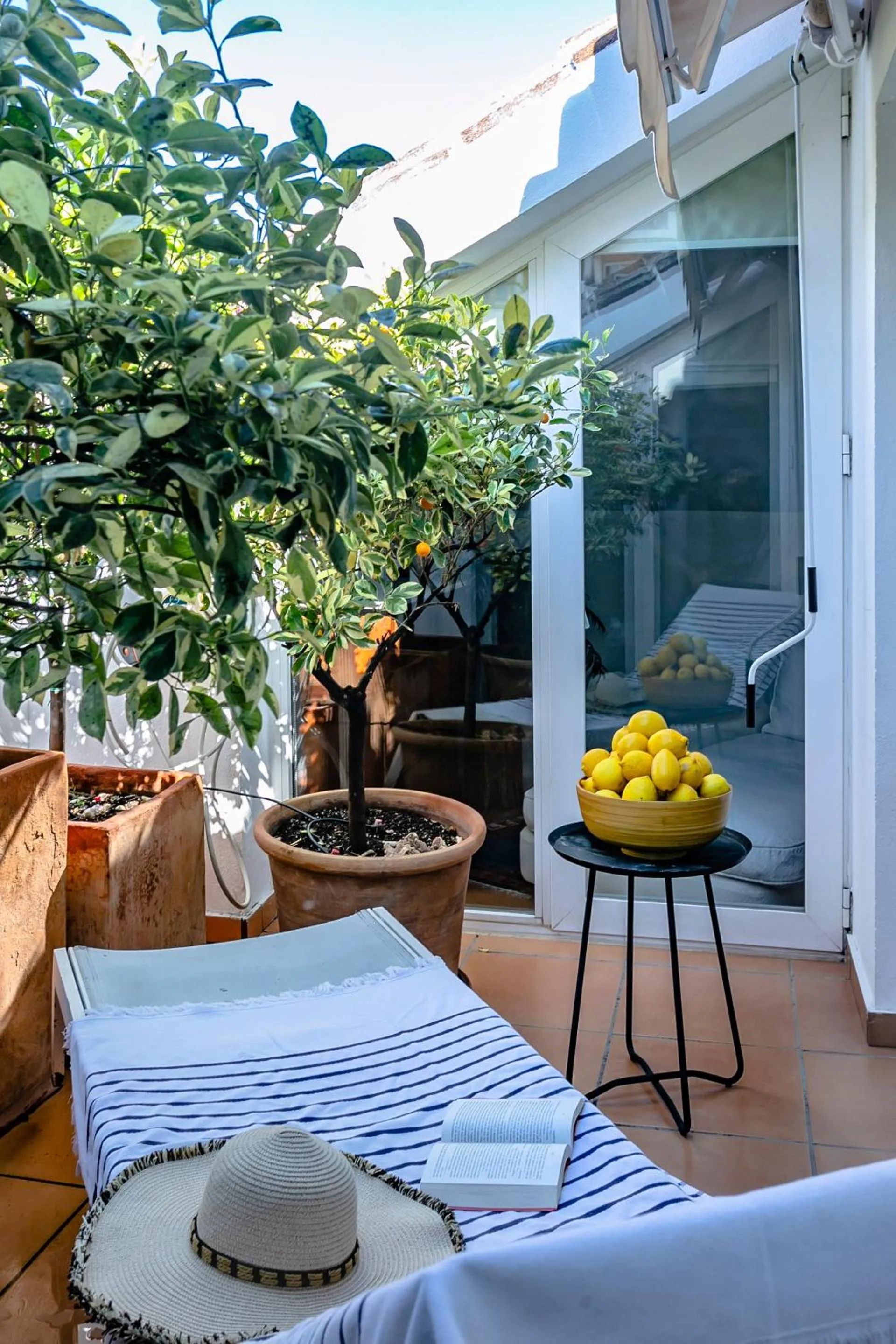 Balcony/Terrace in Molo Luxury Suites Puerto Banus