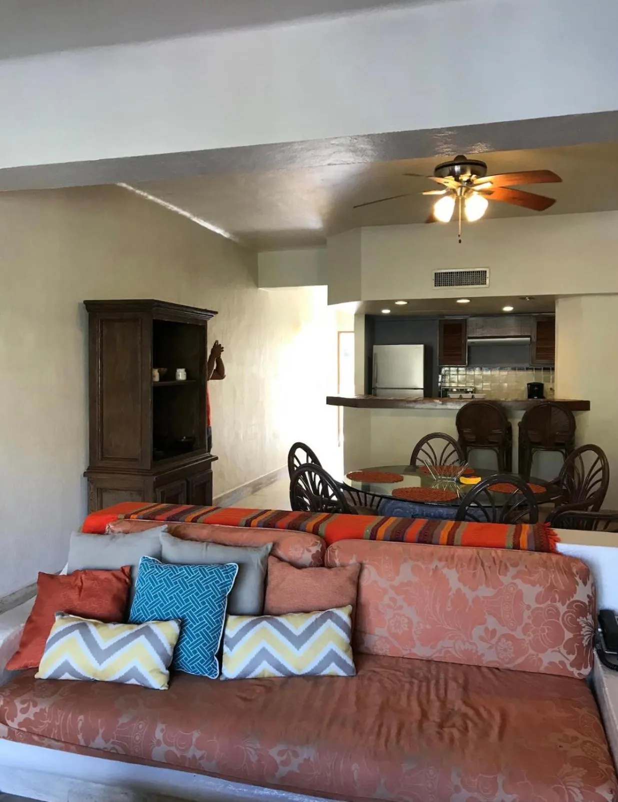 Living room in Velas Vallarta Condo