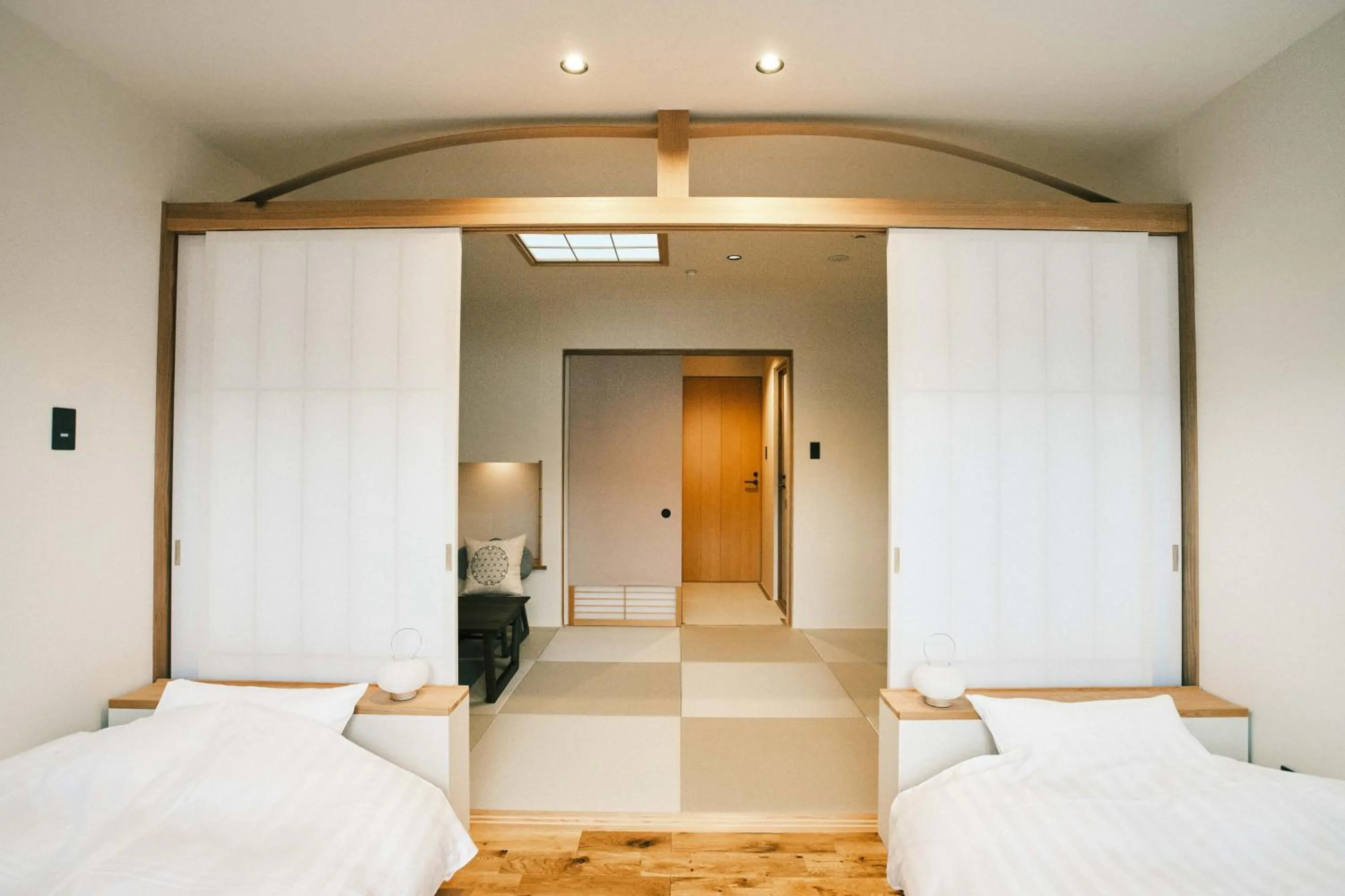 Bed in SATOYAMA STAY Nino-Machi