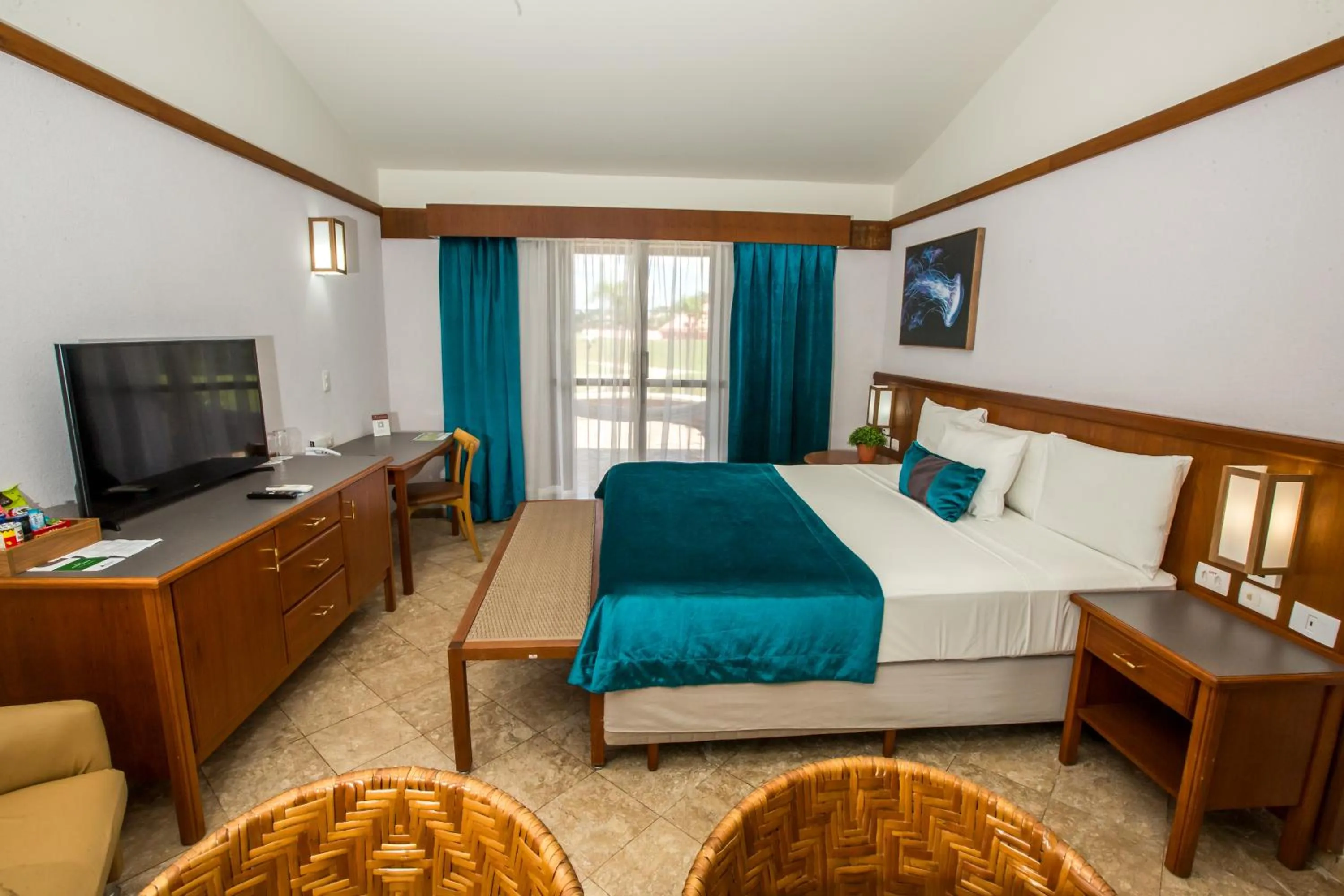 Bed in Blue Tree Thermas de Lins Resort