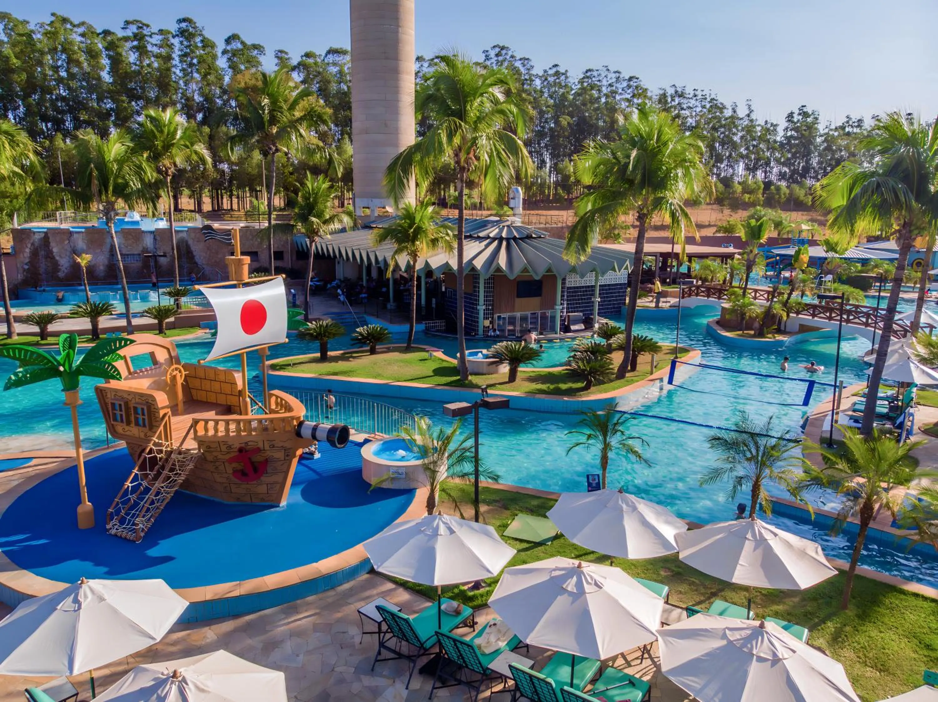 Bird's eye view in Blue Tree Thermas de Lins Resort