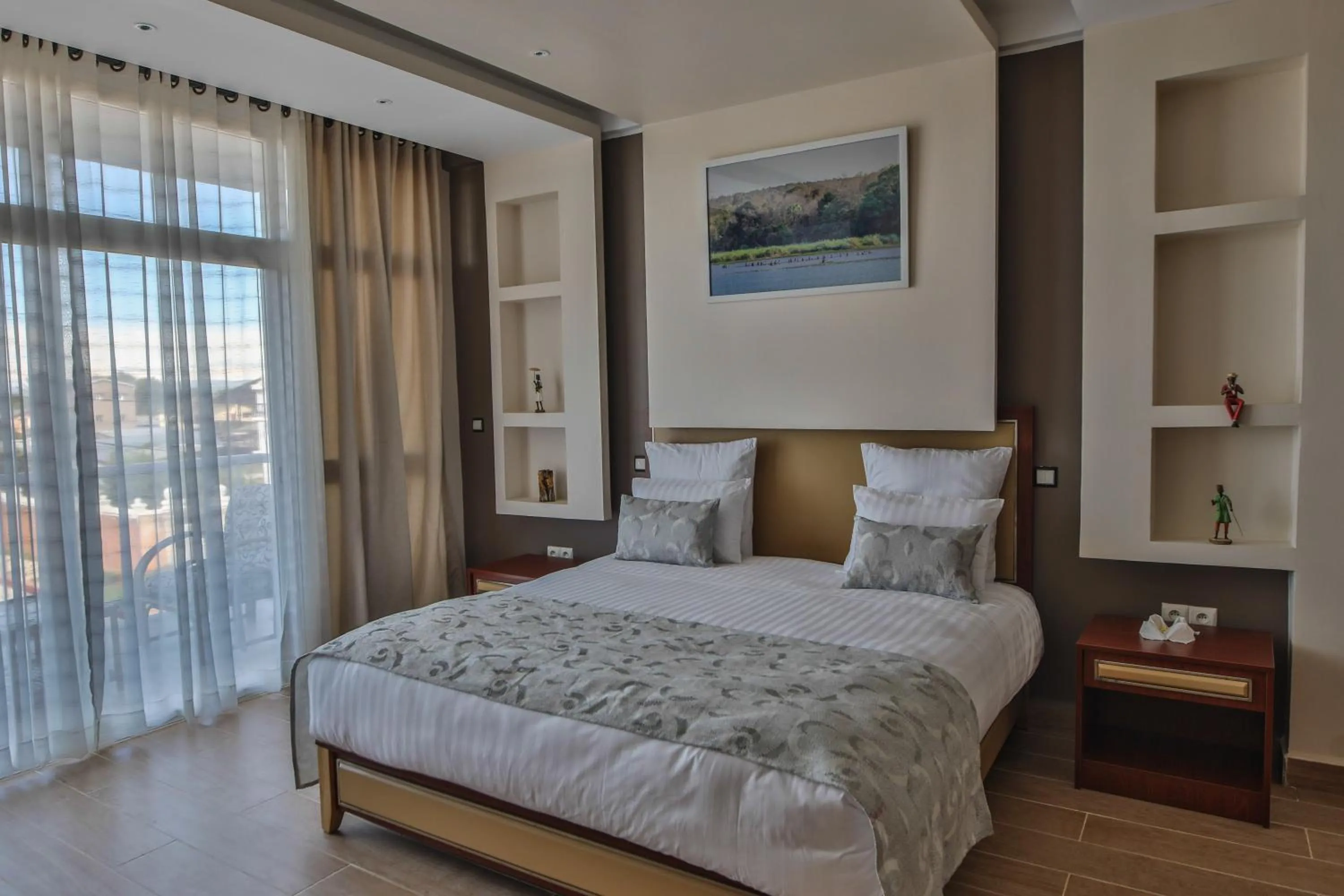 Bed in Hôtel MENABE'L