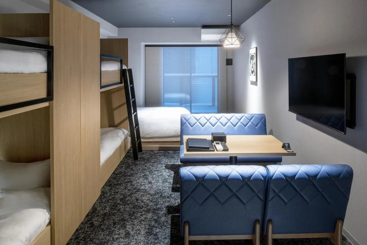 Bed in ALPHABED INN Sapporo Odori Park