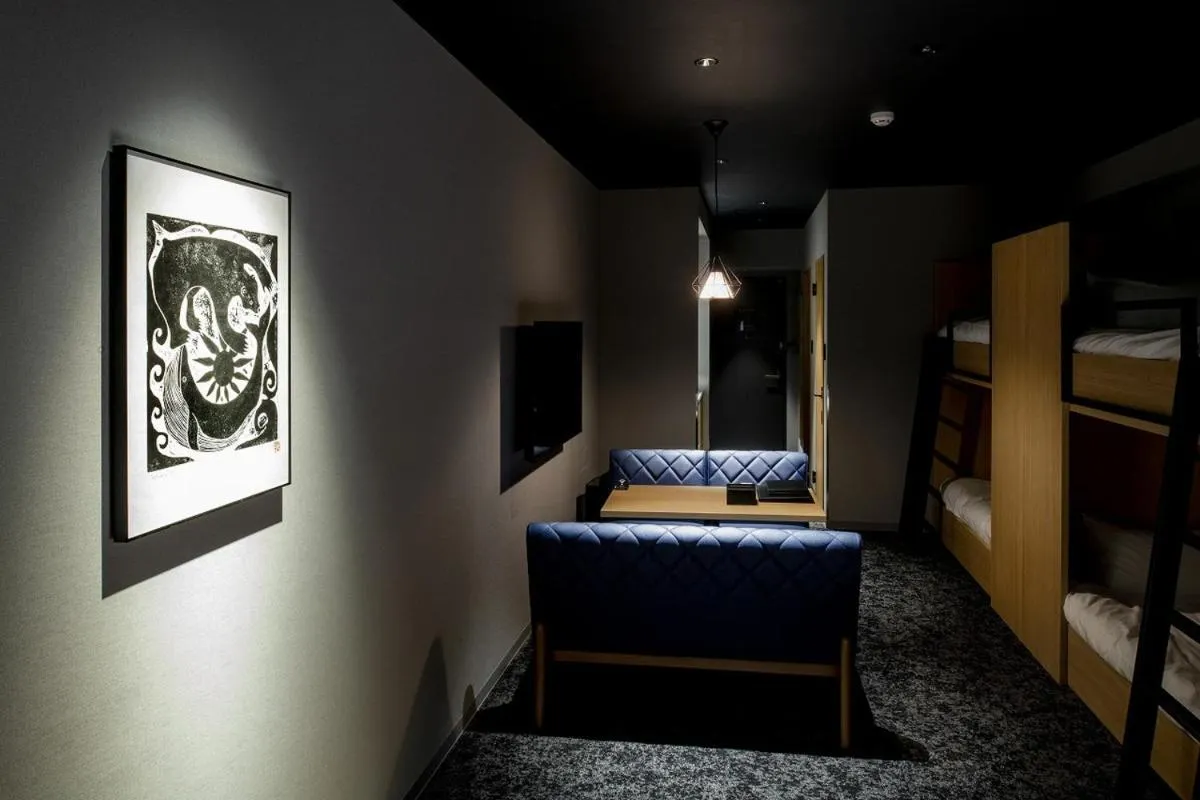 Bed in ALPHABED INN Sapporo Odori Park