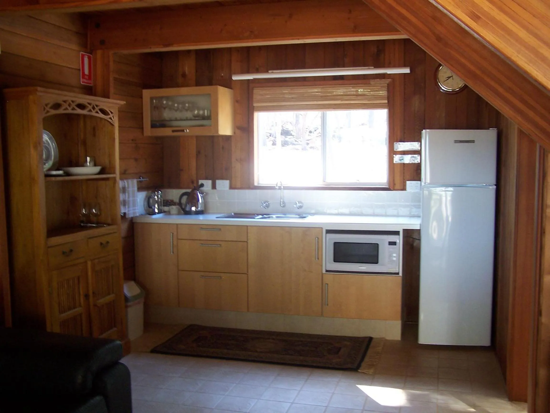 Kitchen or kitchenette in Jarrah Glen Cabins