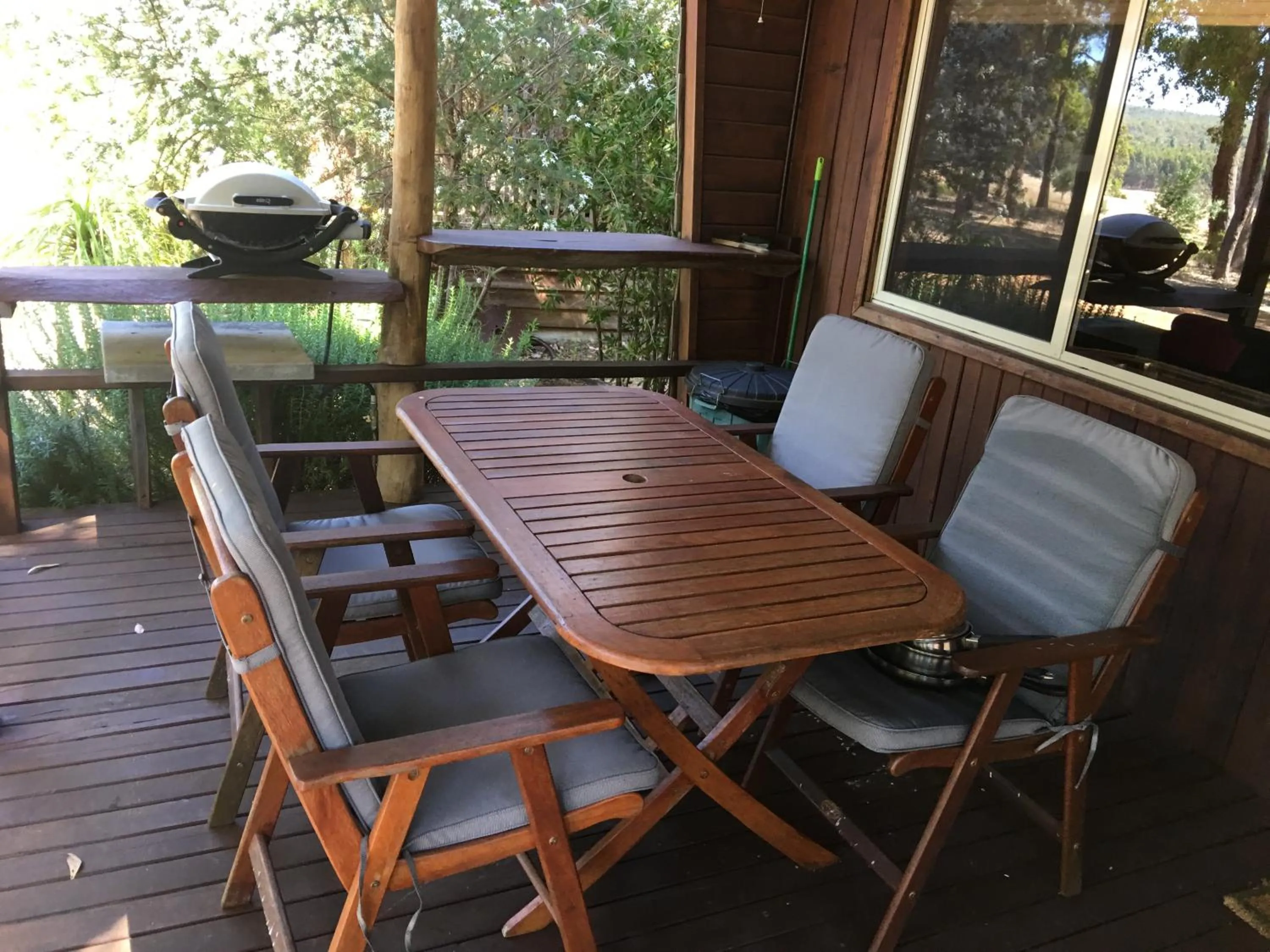 Balcony/Terrace in Jarrah Glen Cabins