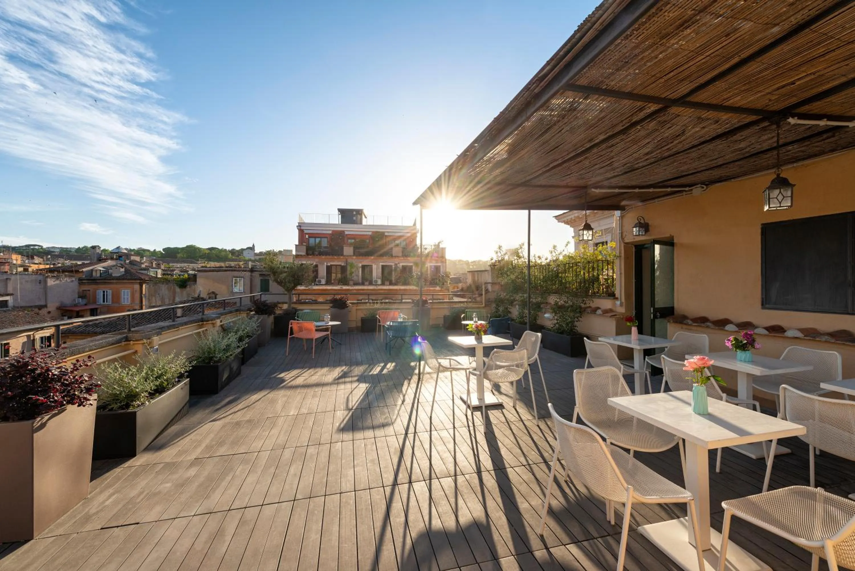 Sunset in Giuditta in Trastevere