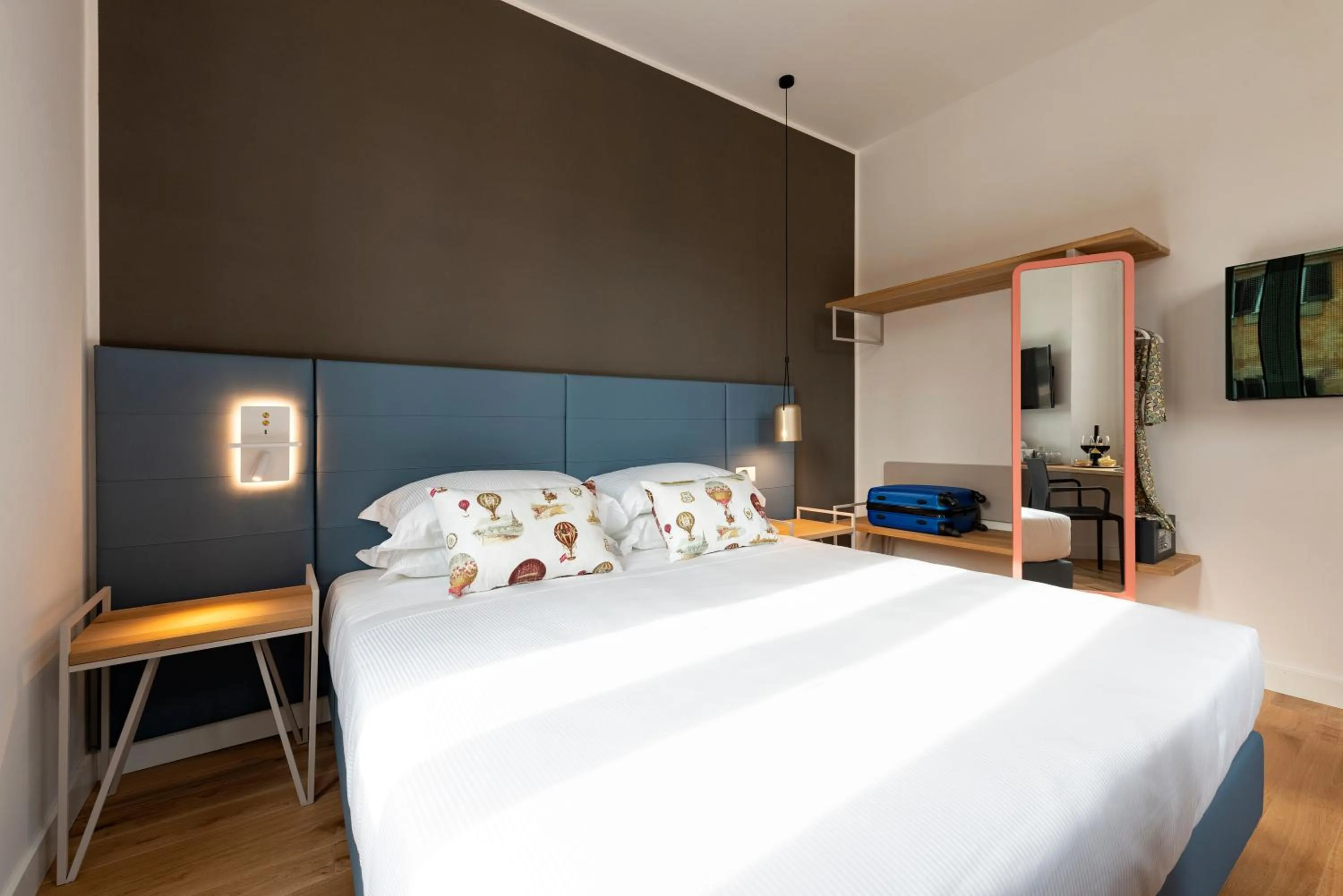 View (from property/room), Bed in Giuditta in Trastevere