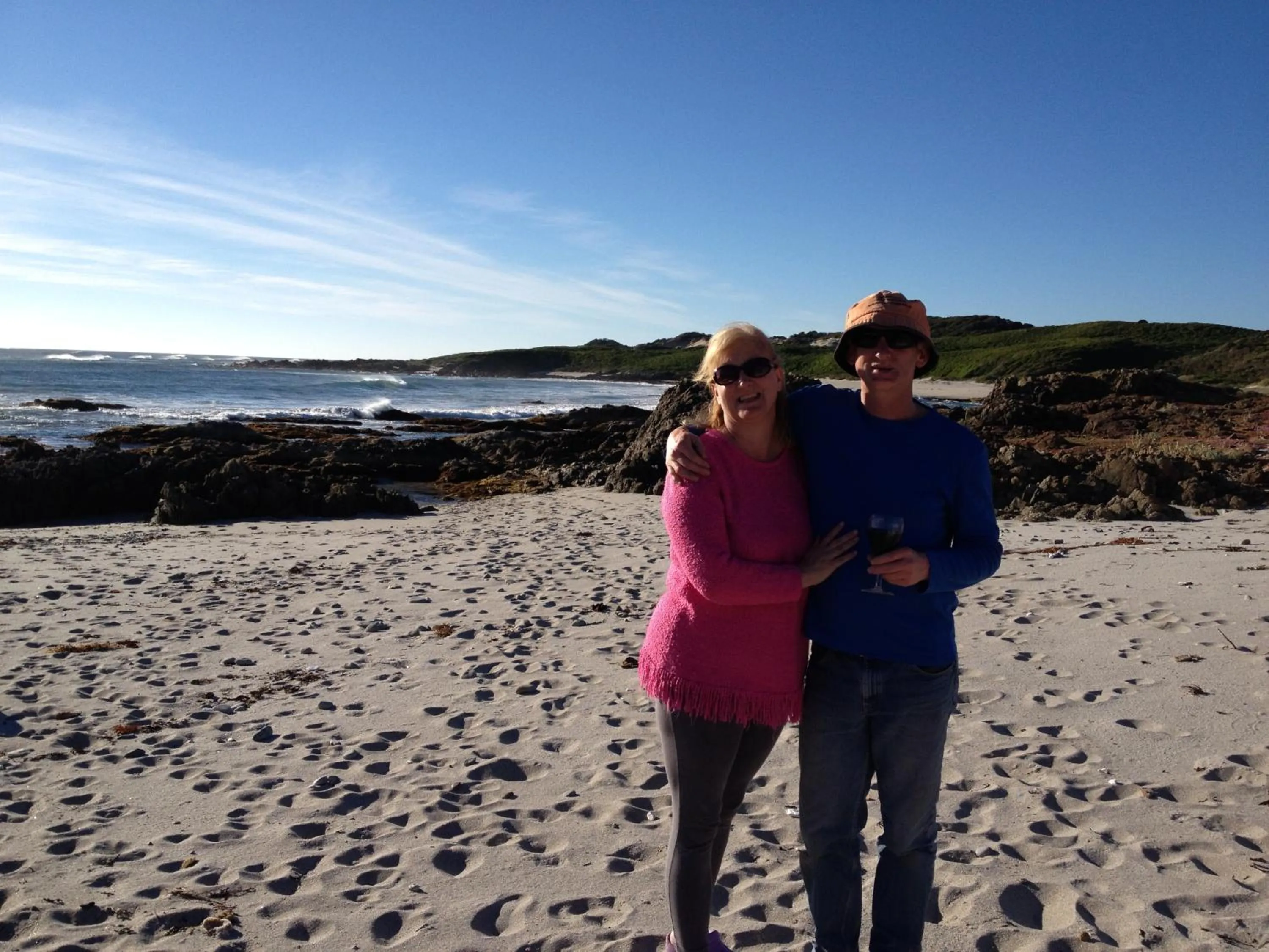 Guests in Island Breeze Motel