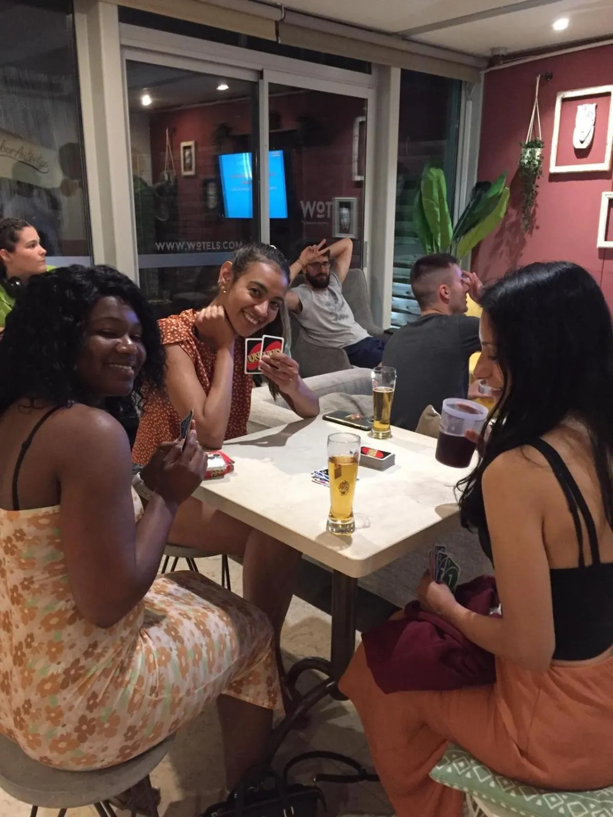 Communal lounge/ TV room in WOT Nomad Social