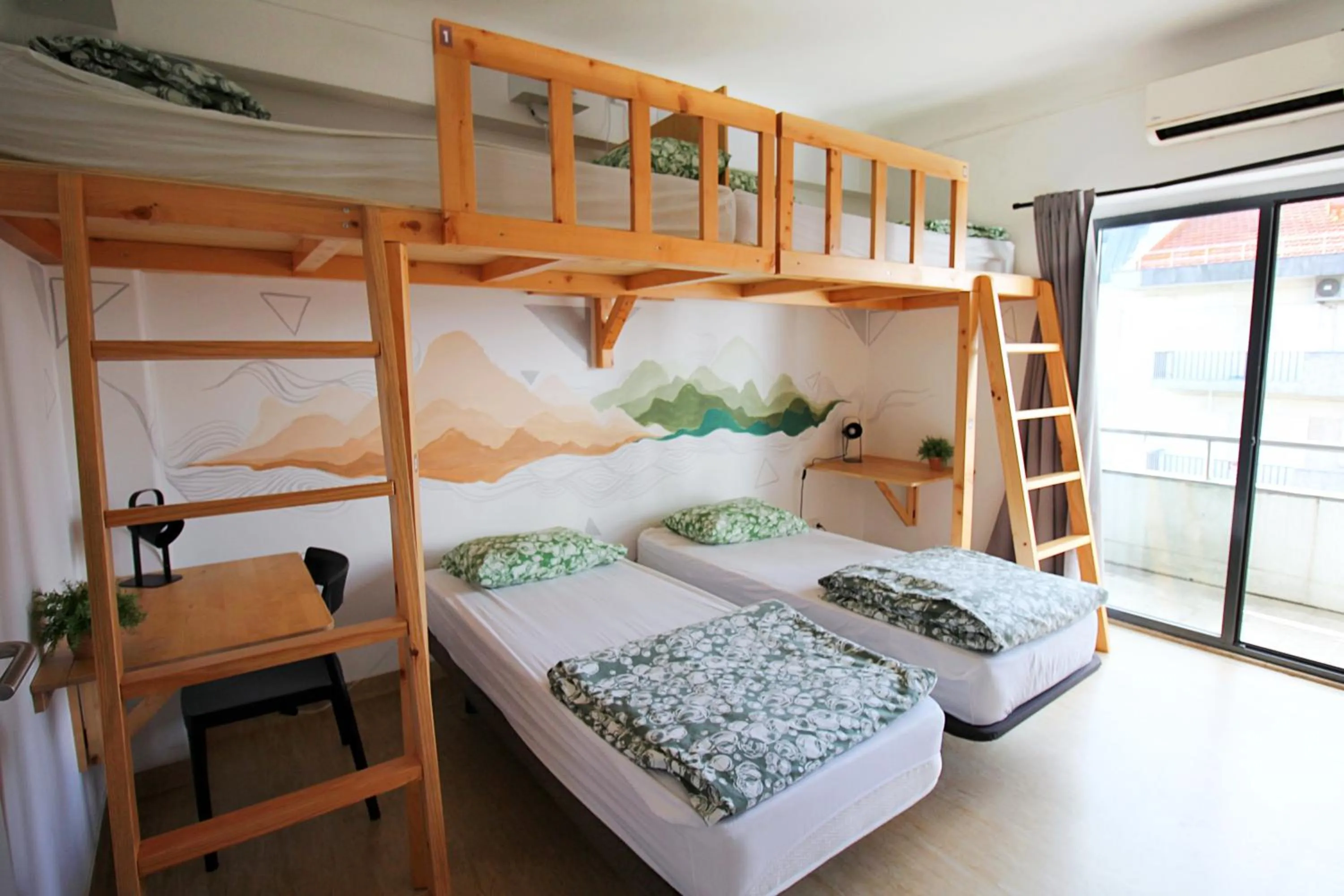 Bedroom, Bed in WOT Nomad Social