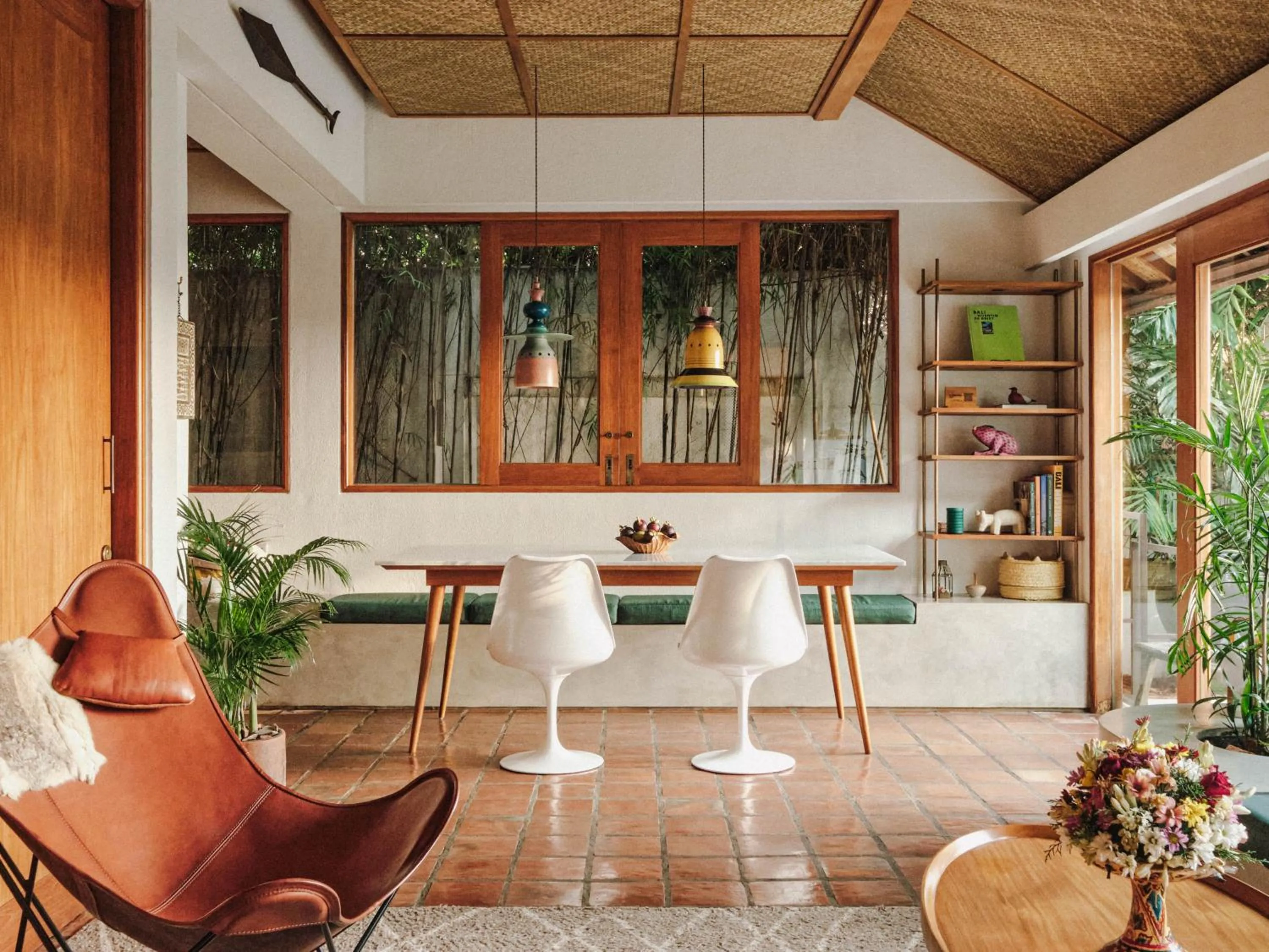 Living room in The Sayan House Villas