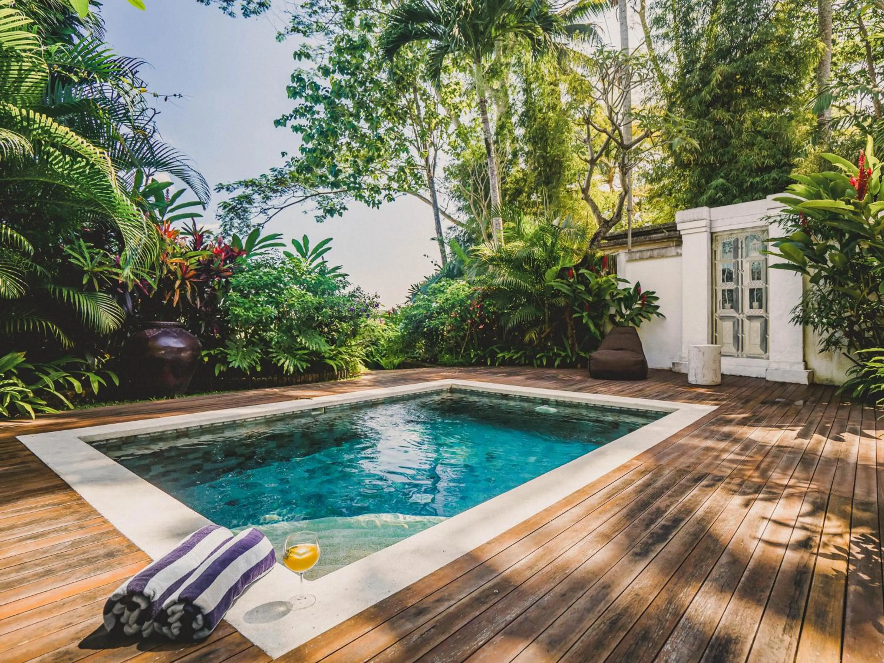Garden in The Sayan House Villas