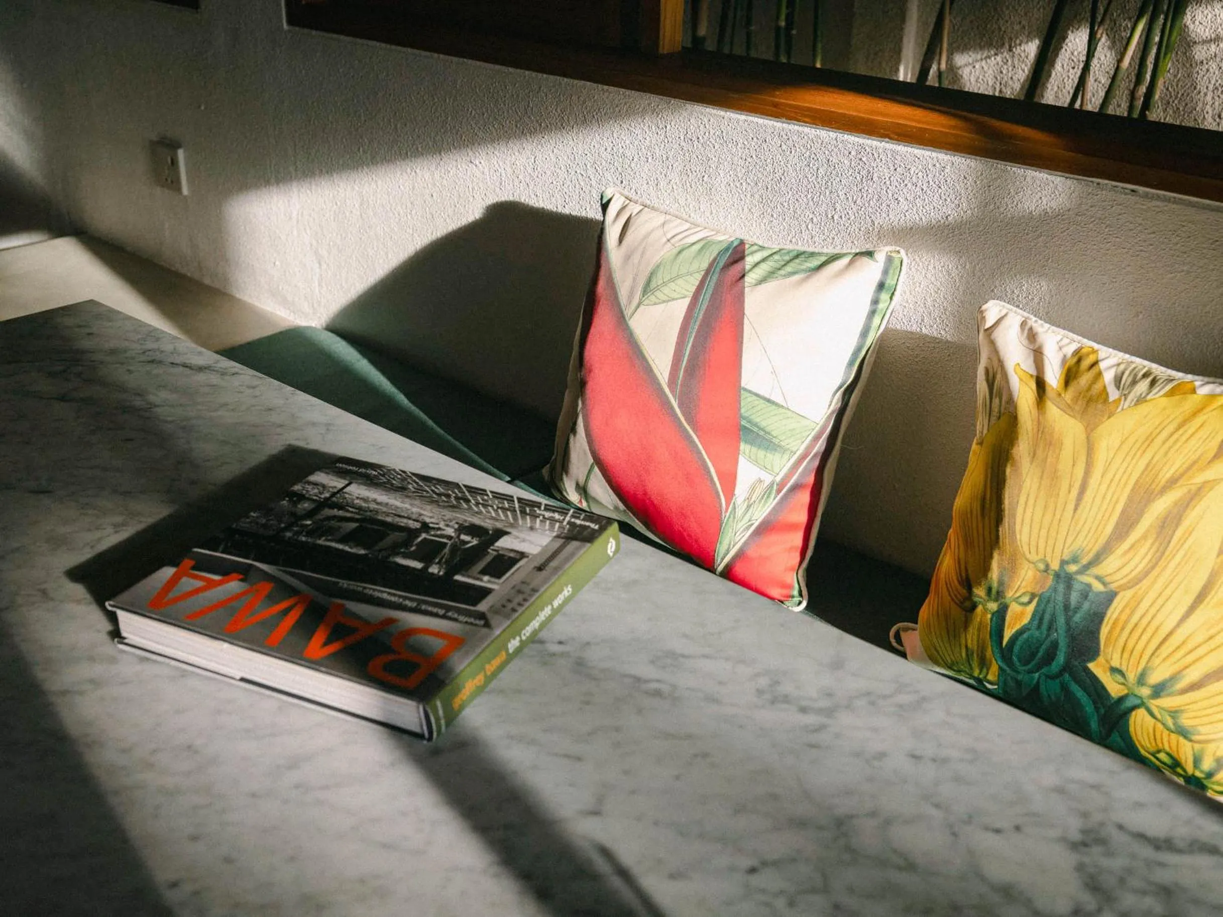 Seating area in The Sayan House Villas