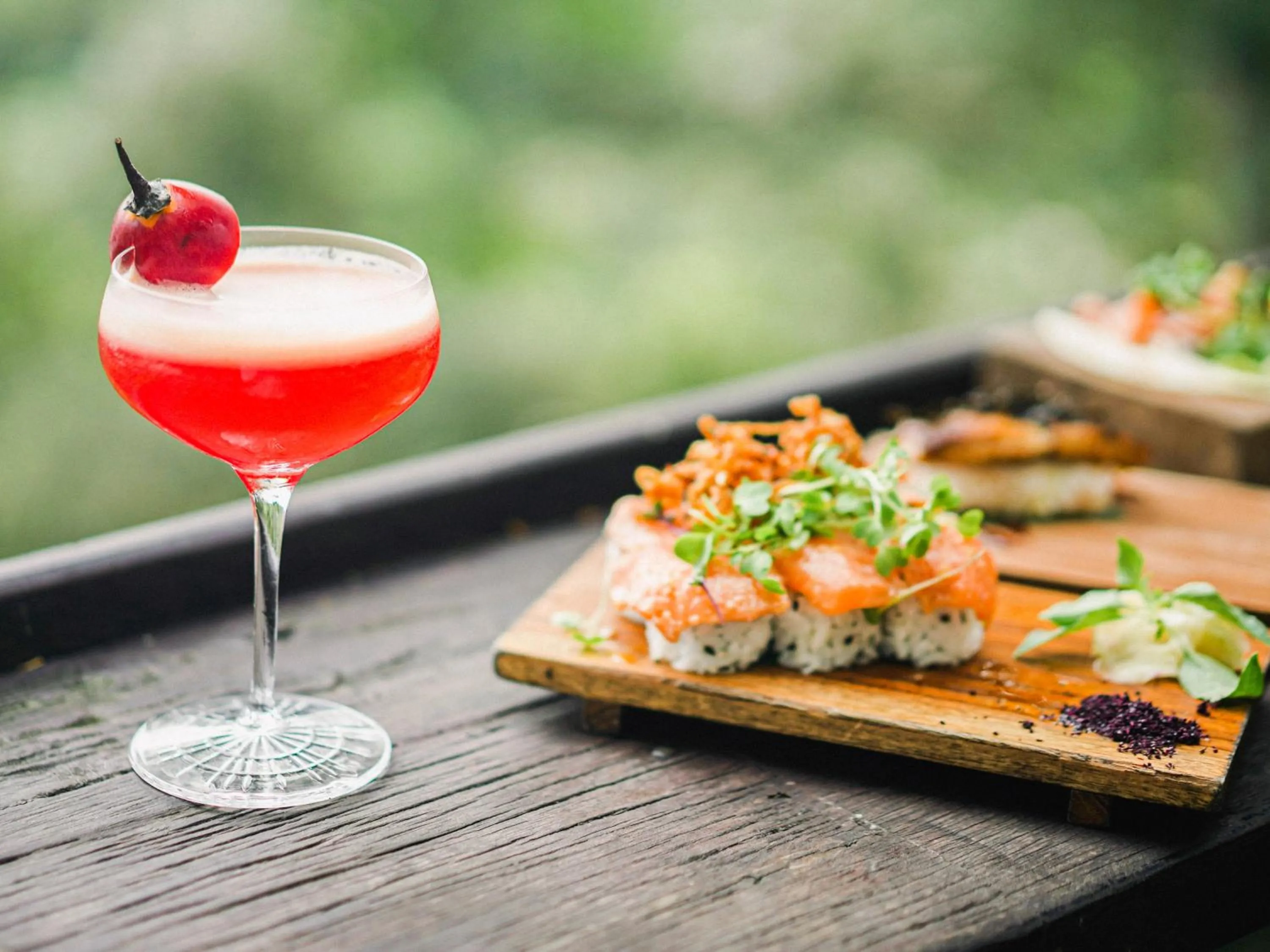 Food and drinks in The Sayan House Villas