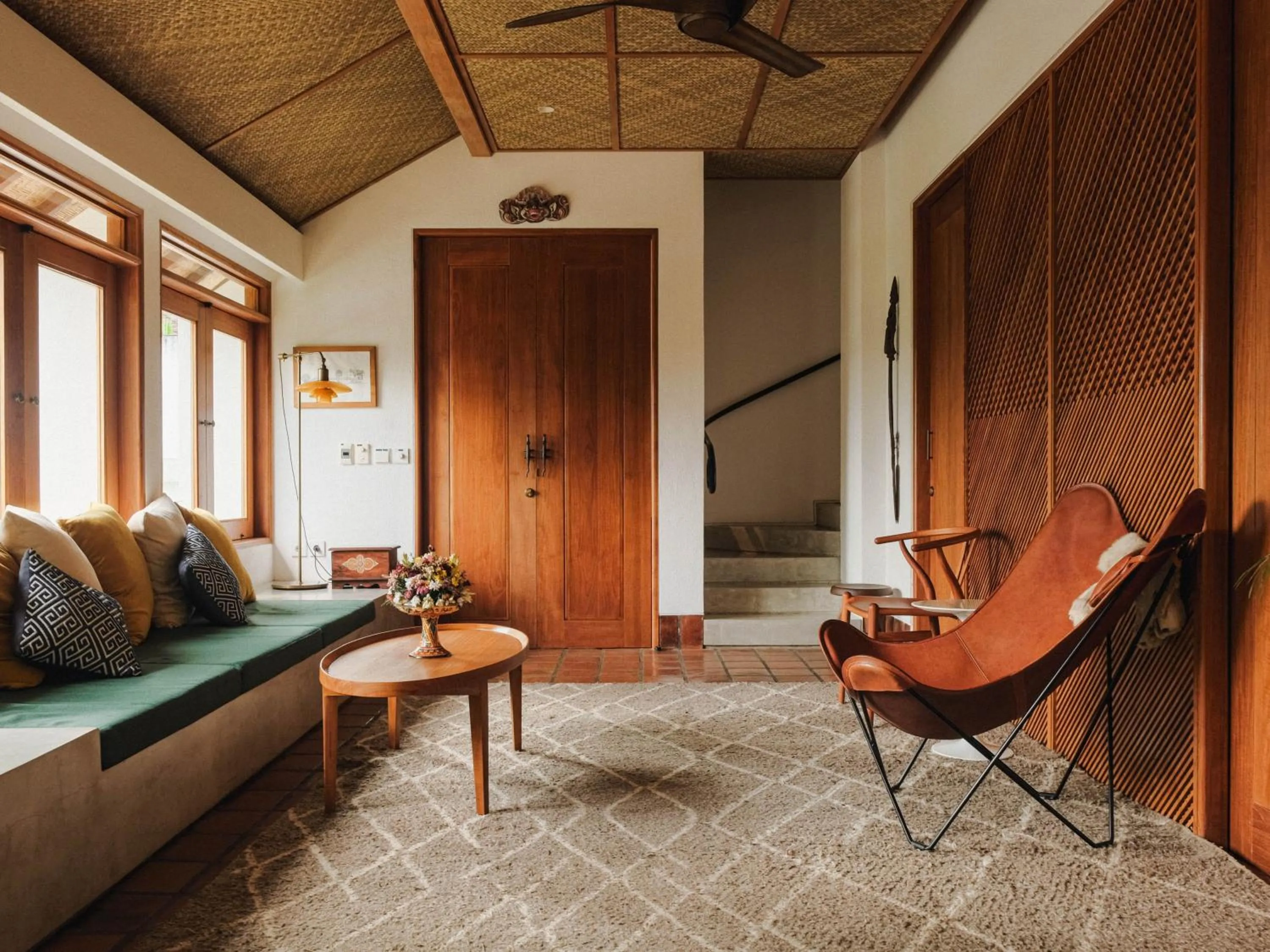 Living room in The Sayan House Villas