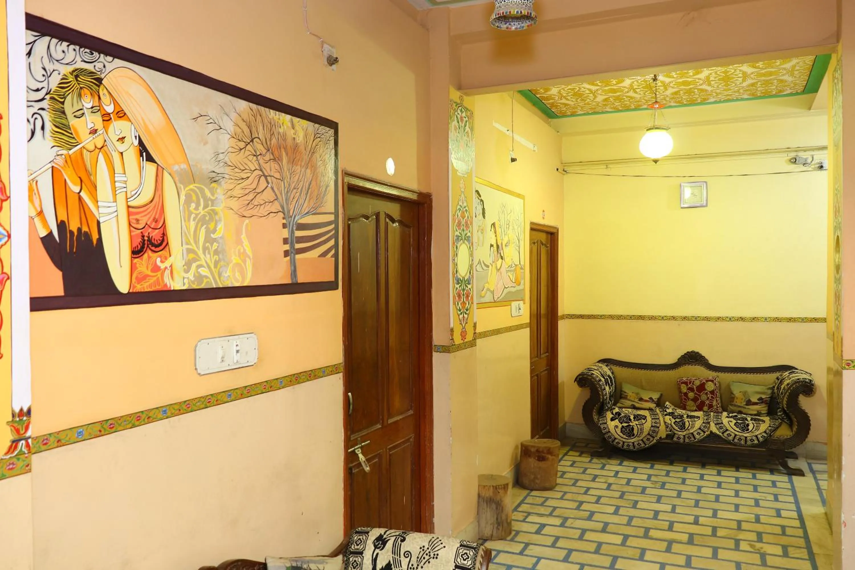 Lobby or reception in Jamna Vilas Guest House and Restaurant