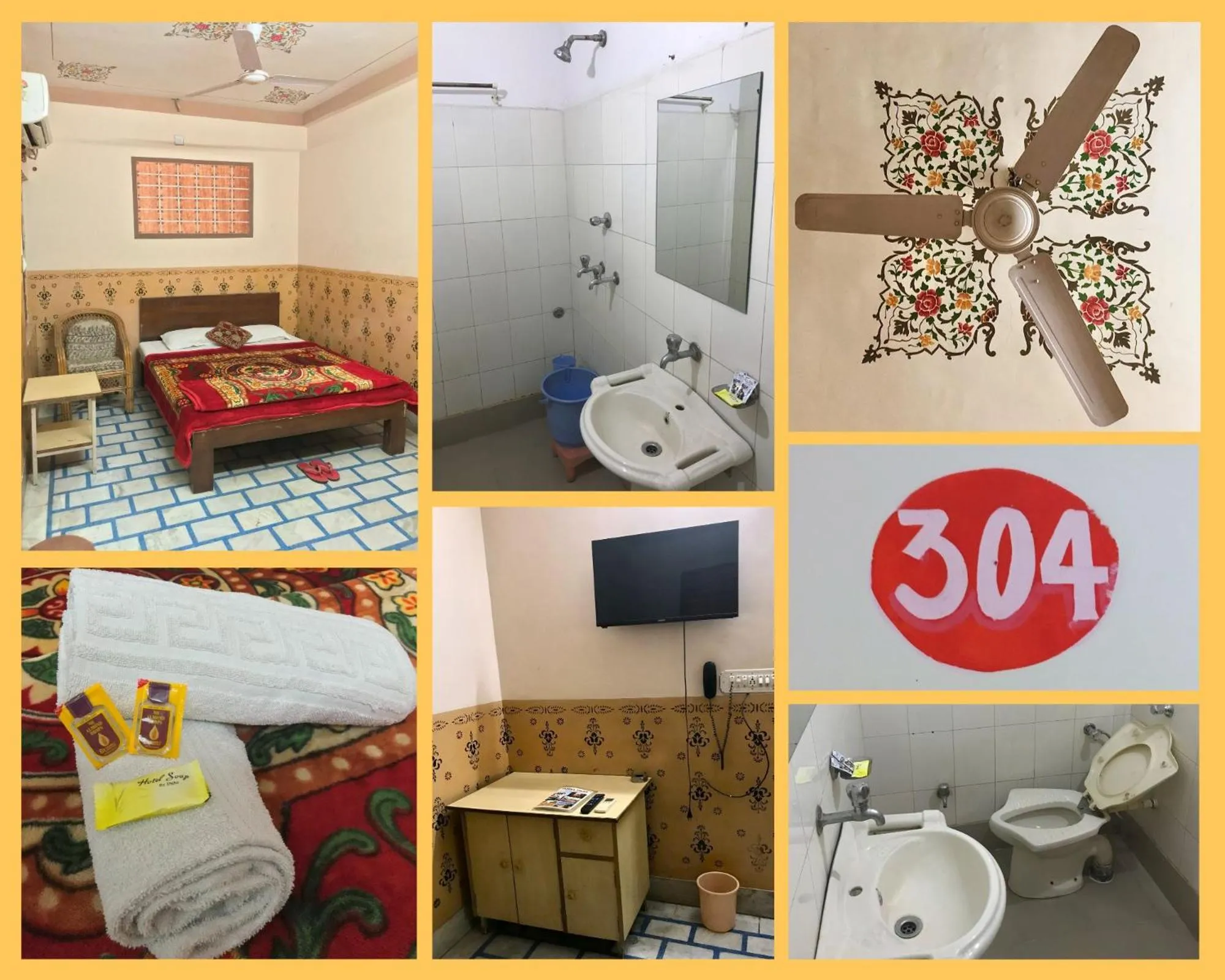 Photo of the whole room in Jamna Vilas Guest House and Restaurant