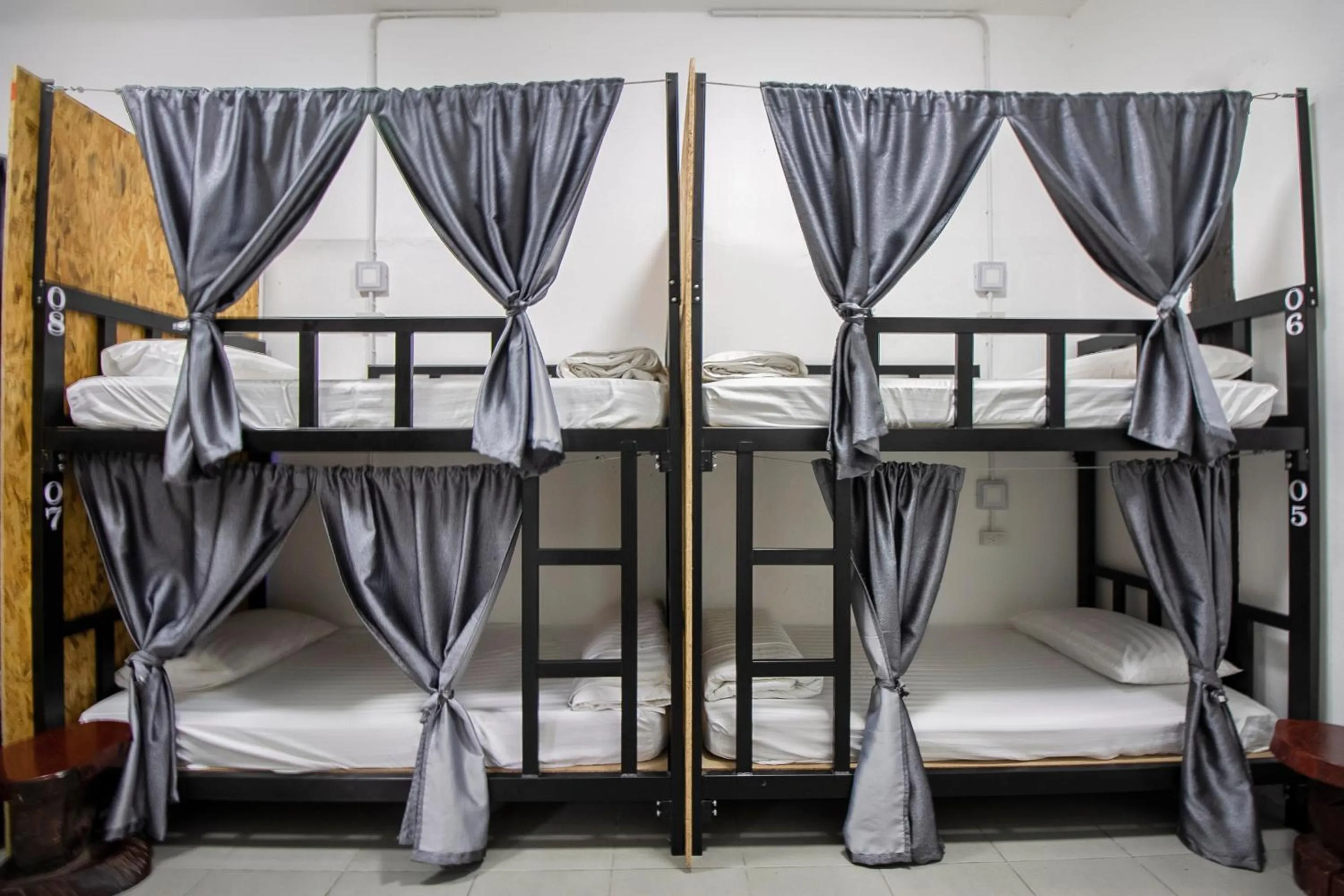 bunk bed, Bed in T & T Hostel Kanchanaburi
