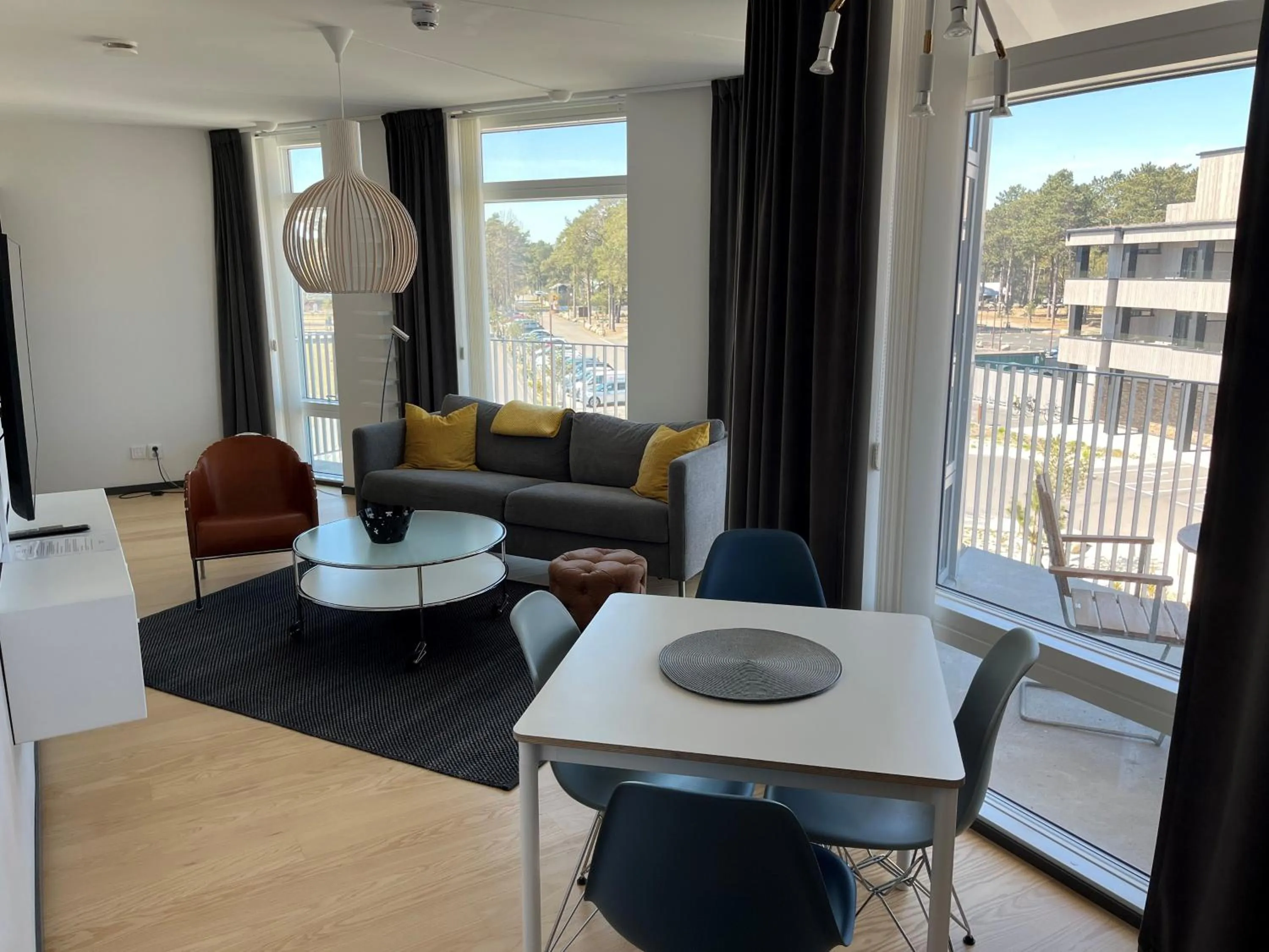 Living room in ÅhusBrygga Apartment Hotel