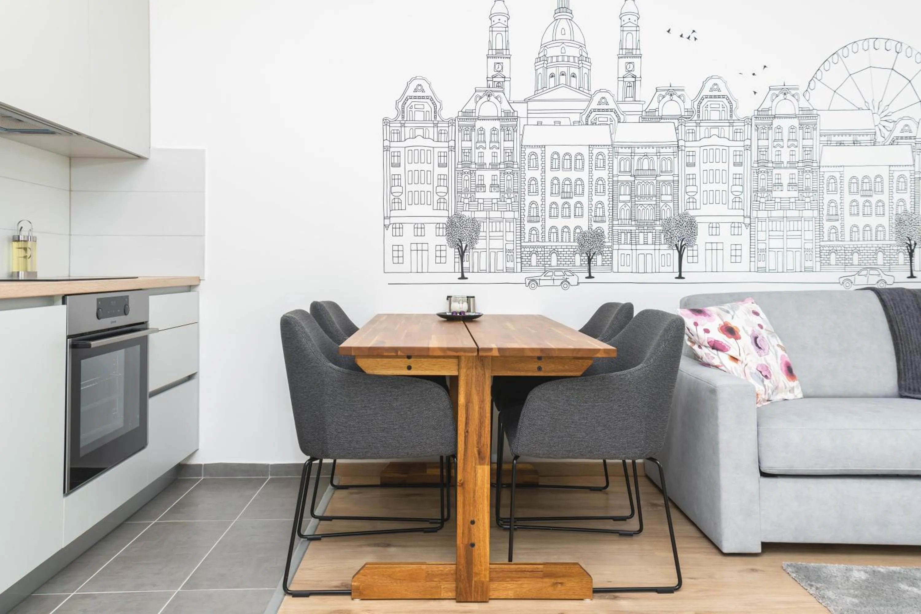 Kitchen or kitchenette in Elisabeth Downtown Apartments by FirstHost