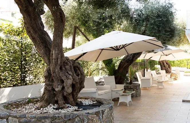 Patio in Hotel Parthenius Cirella di Diamante