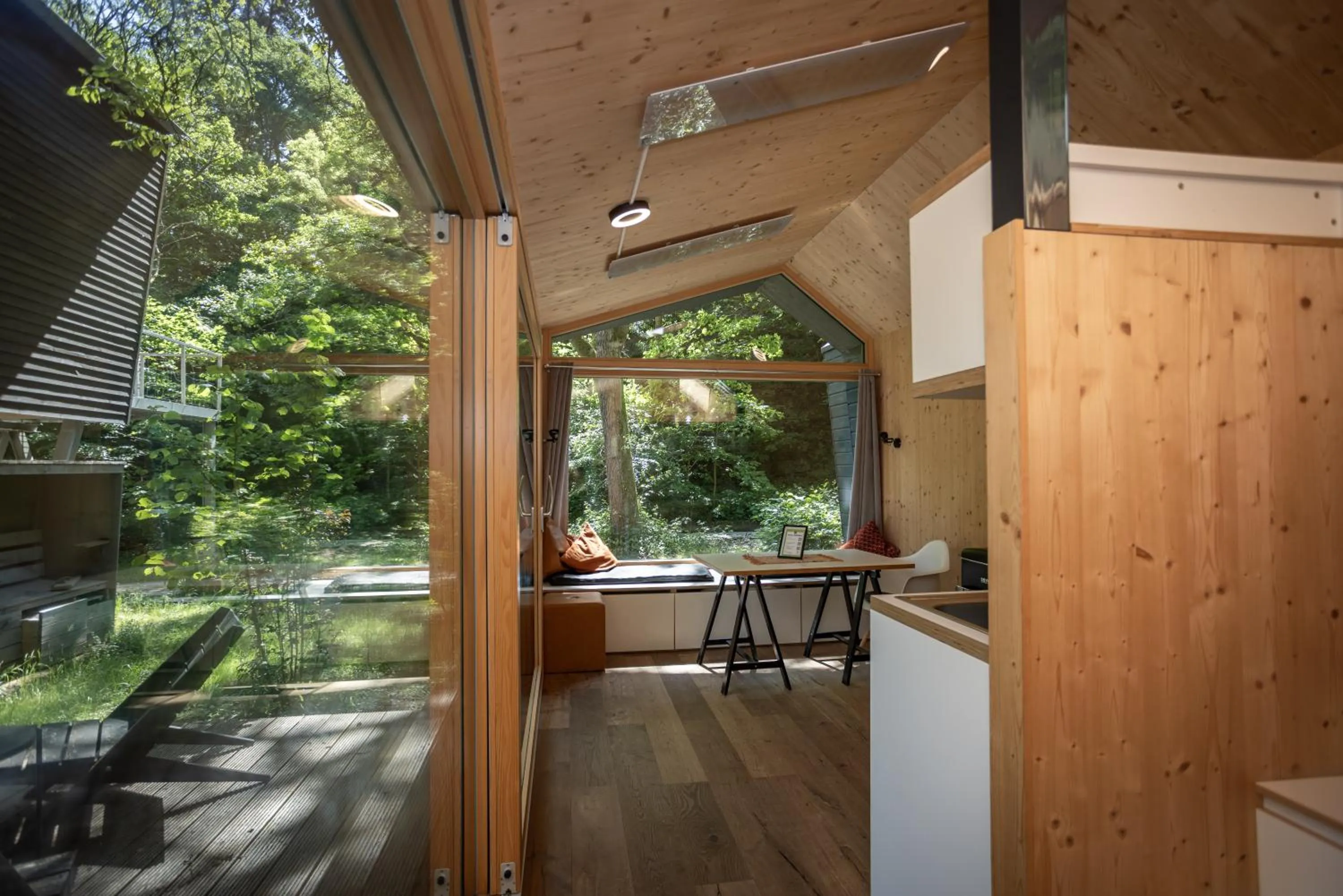 Living room in Saarschleifenlodge