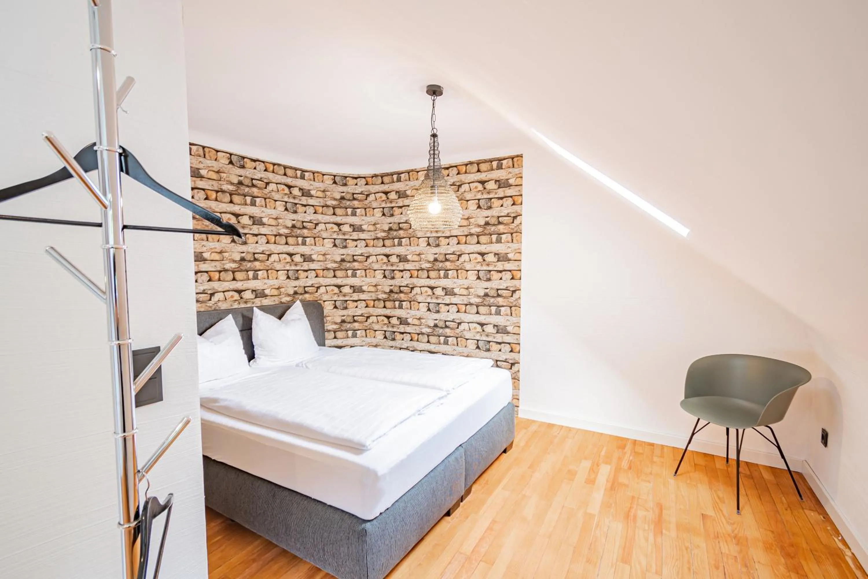 Bedroom, Bed in Saarschleifenlodge