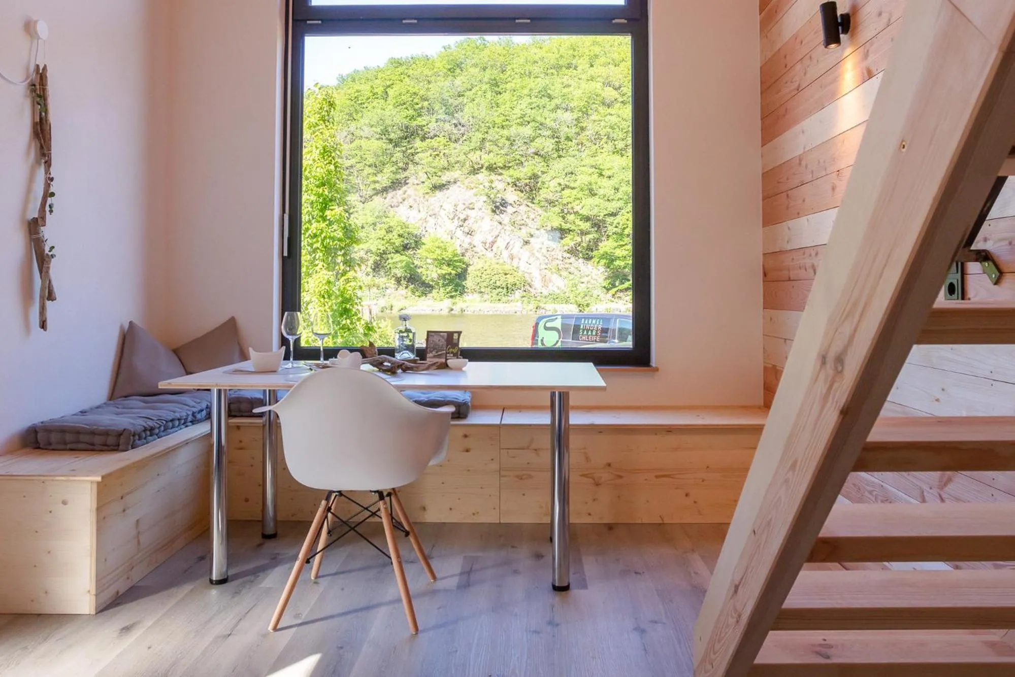 Seating area in Saarschleifenlodge