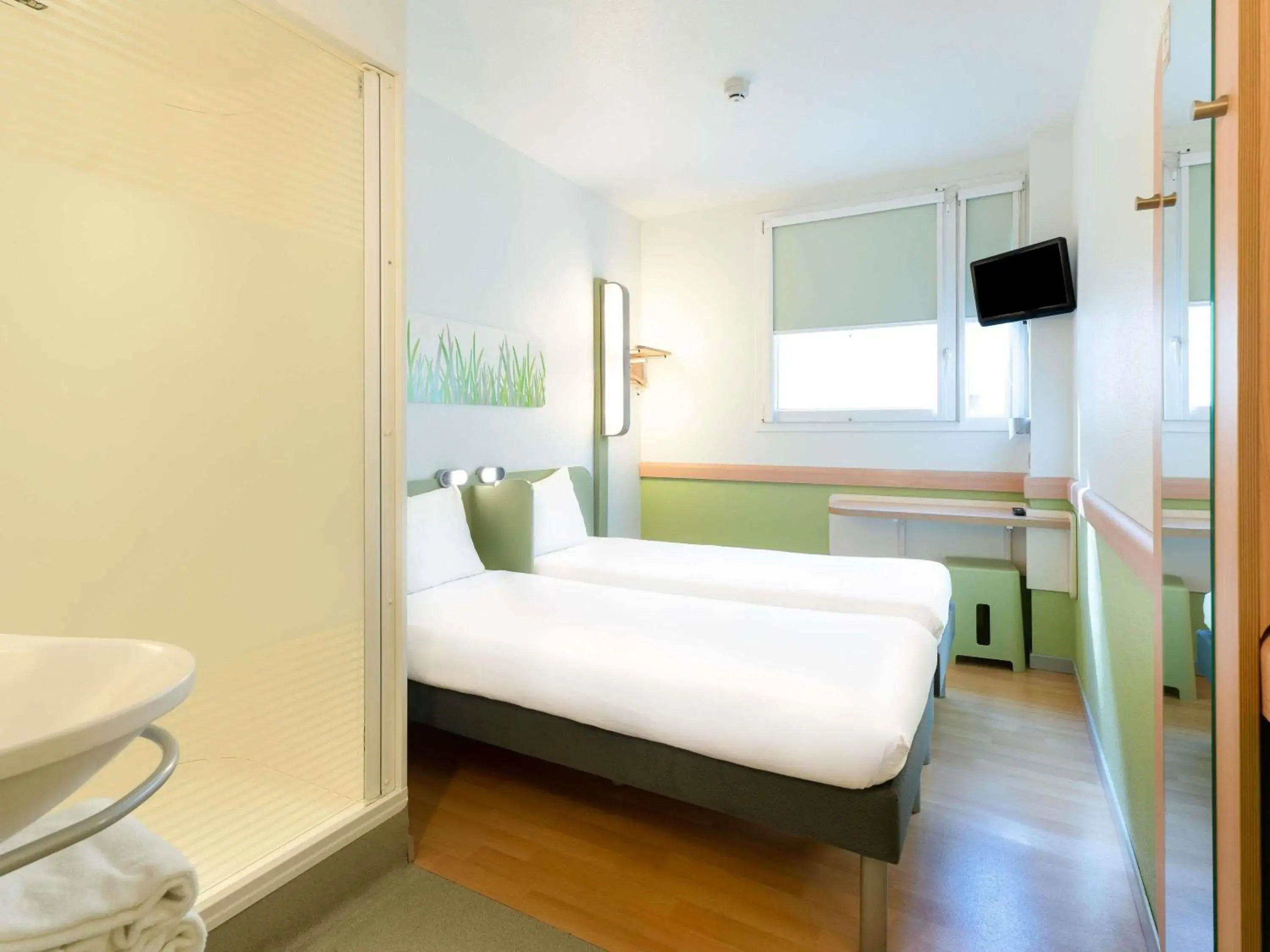 Twin Room in Ibis Budget Madrid Centro Las Ventas Twin Room in Ibis Budget Madrid Centro Las Ventas