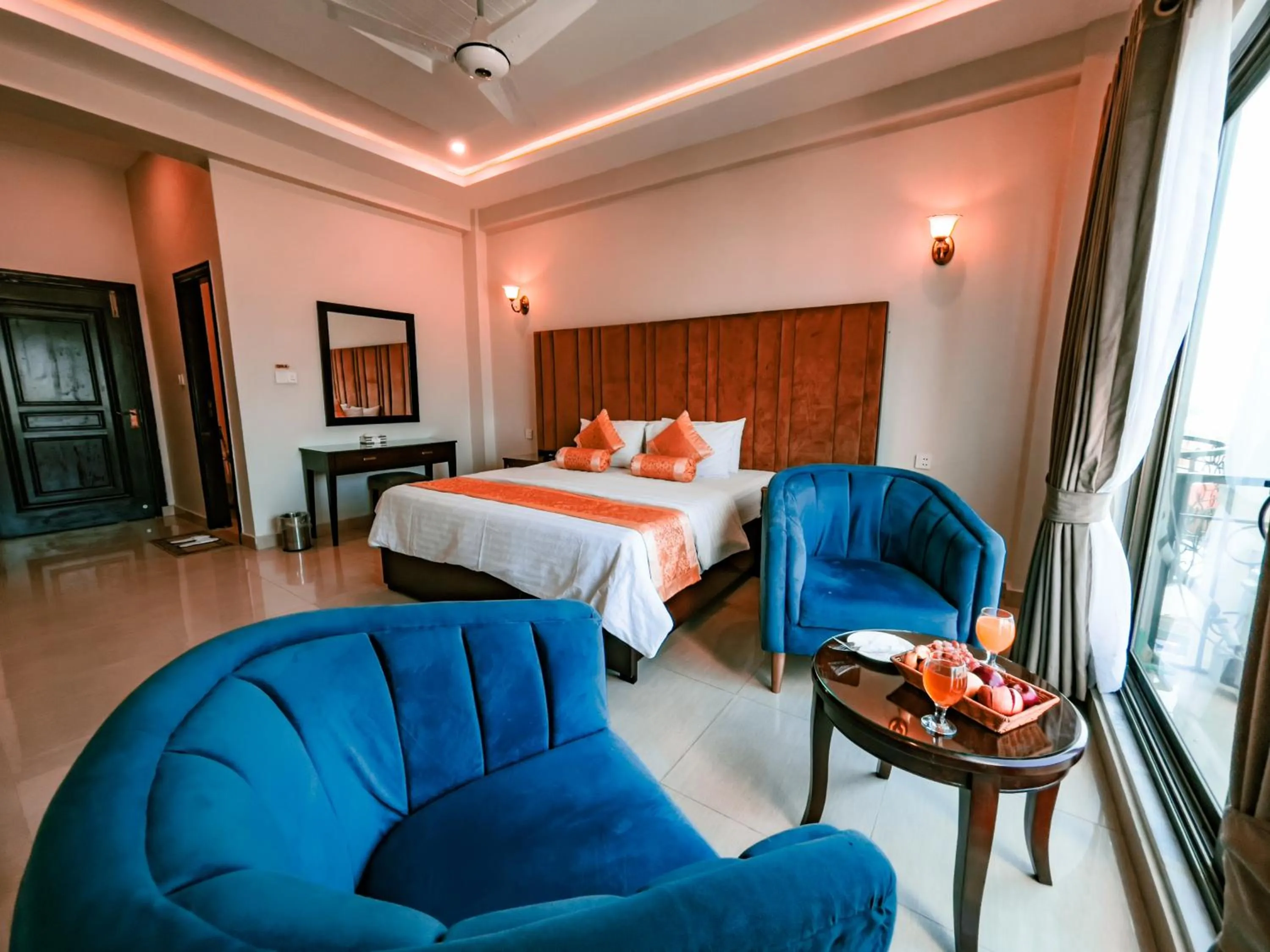 Photo of the whole room, Bed in Swat Palace Hotel By Northin