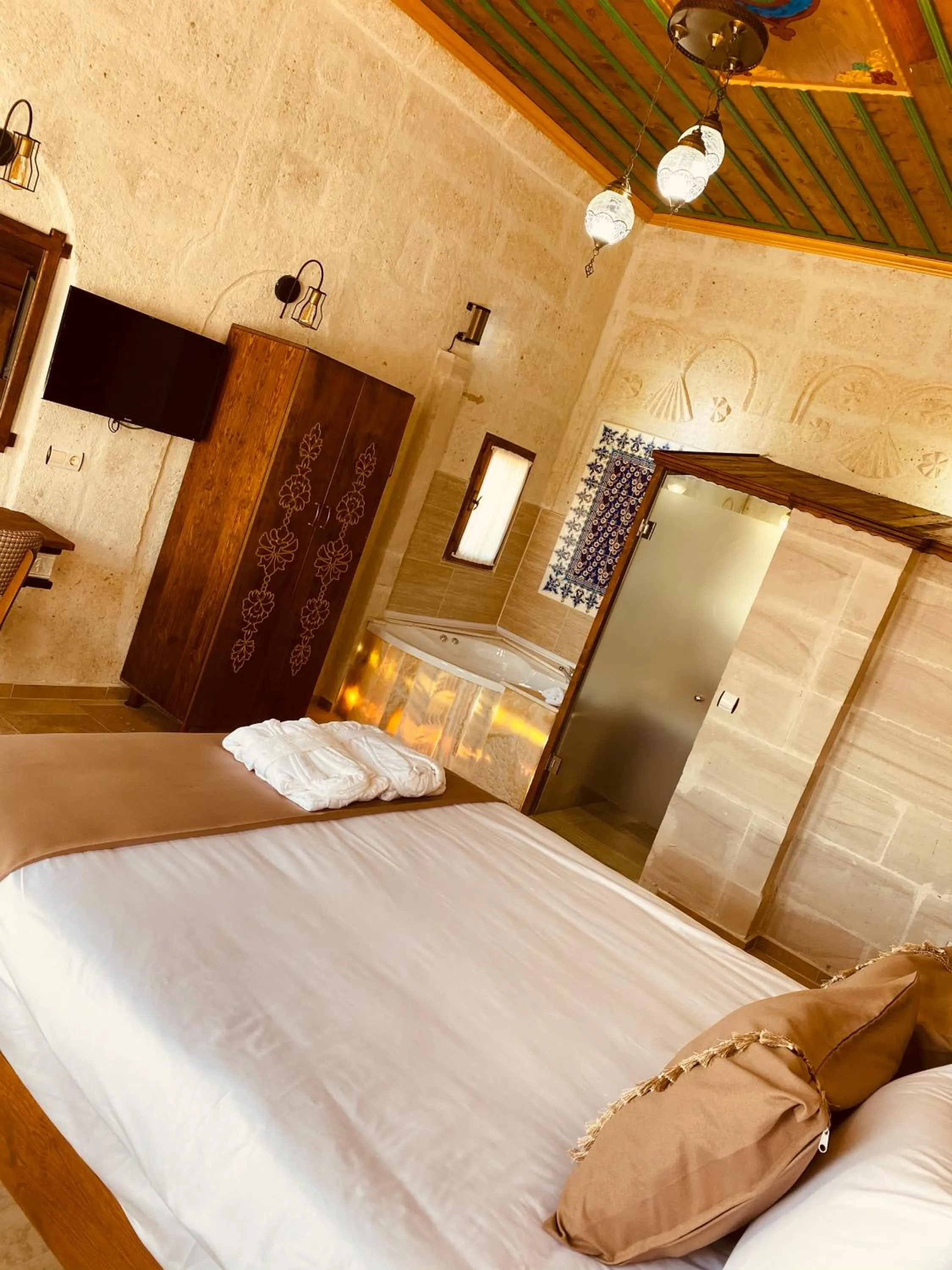 Bed in Zuwinasa House Hotel