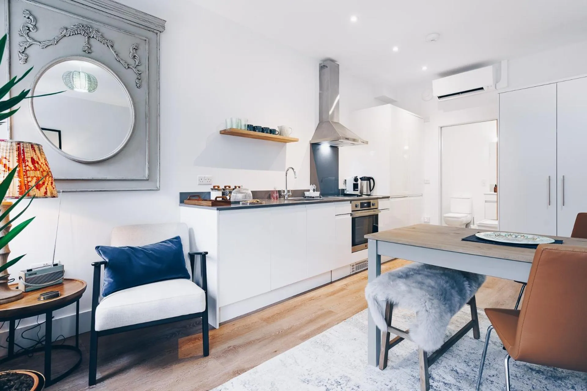 Dining area in South Street Apartments