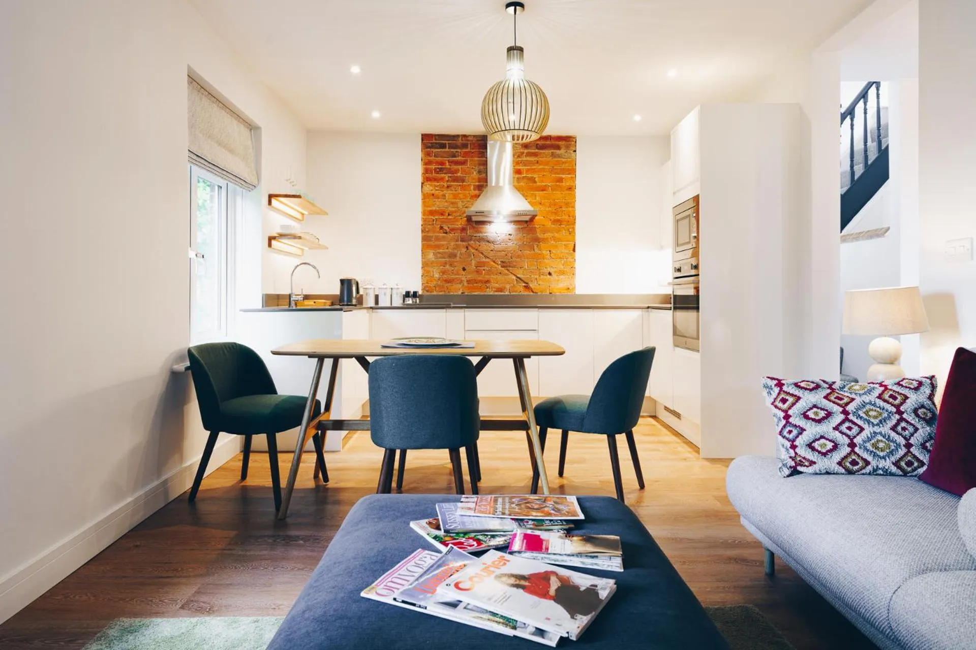 Dining area in South Street Apartments