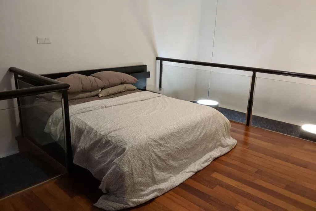 Bed in Cozy designer loft near KL city center