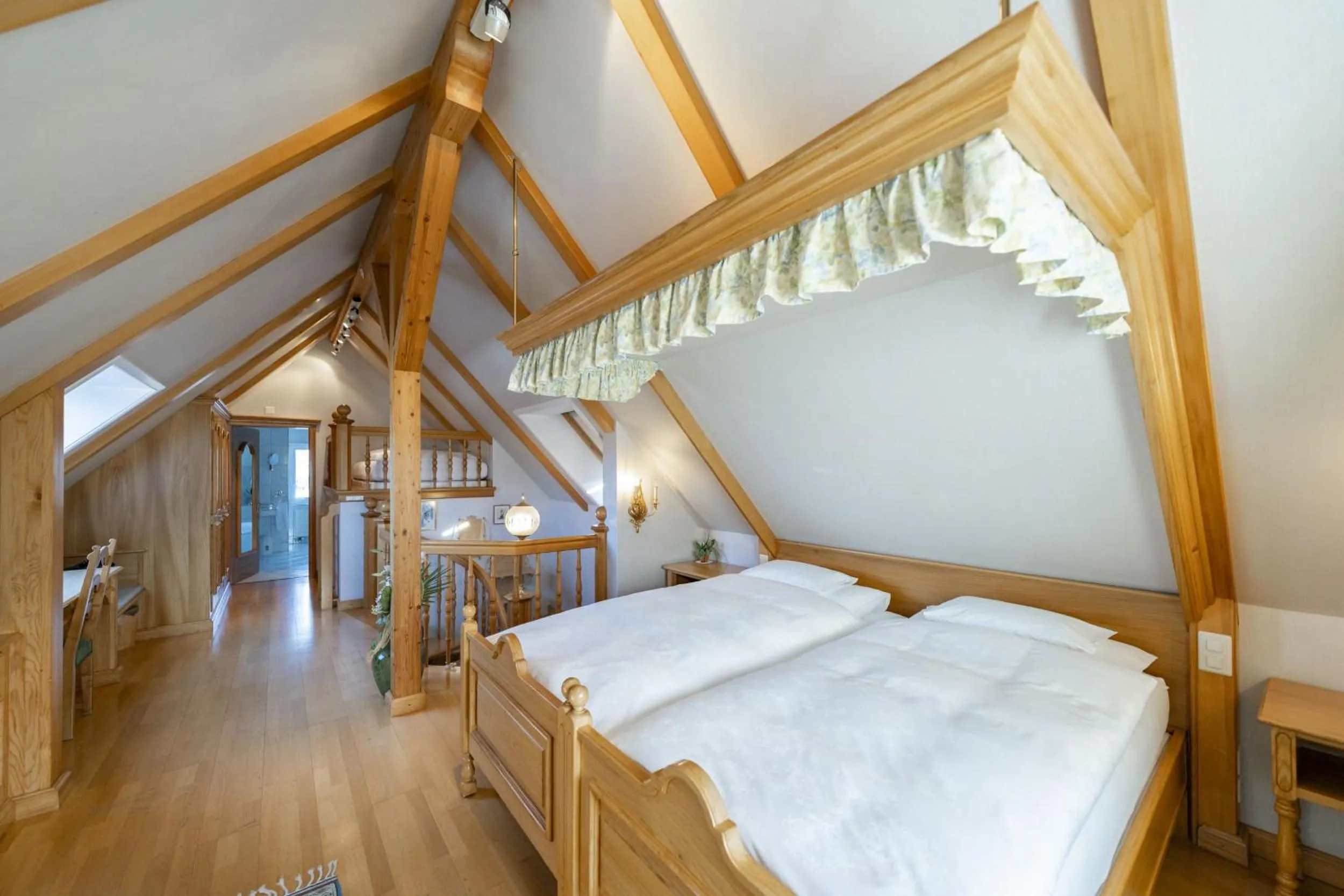 Bed in Hotel Säntis