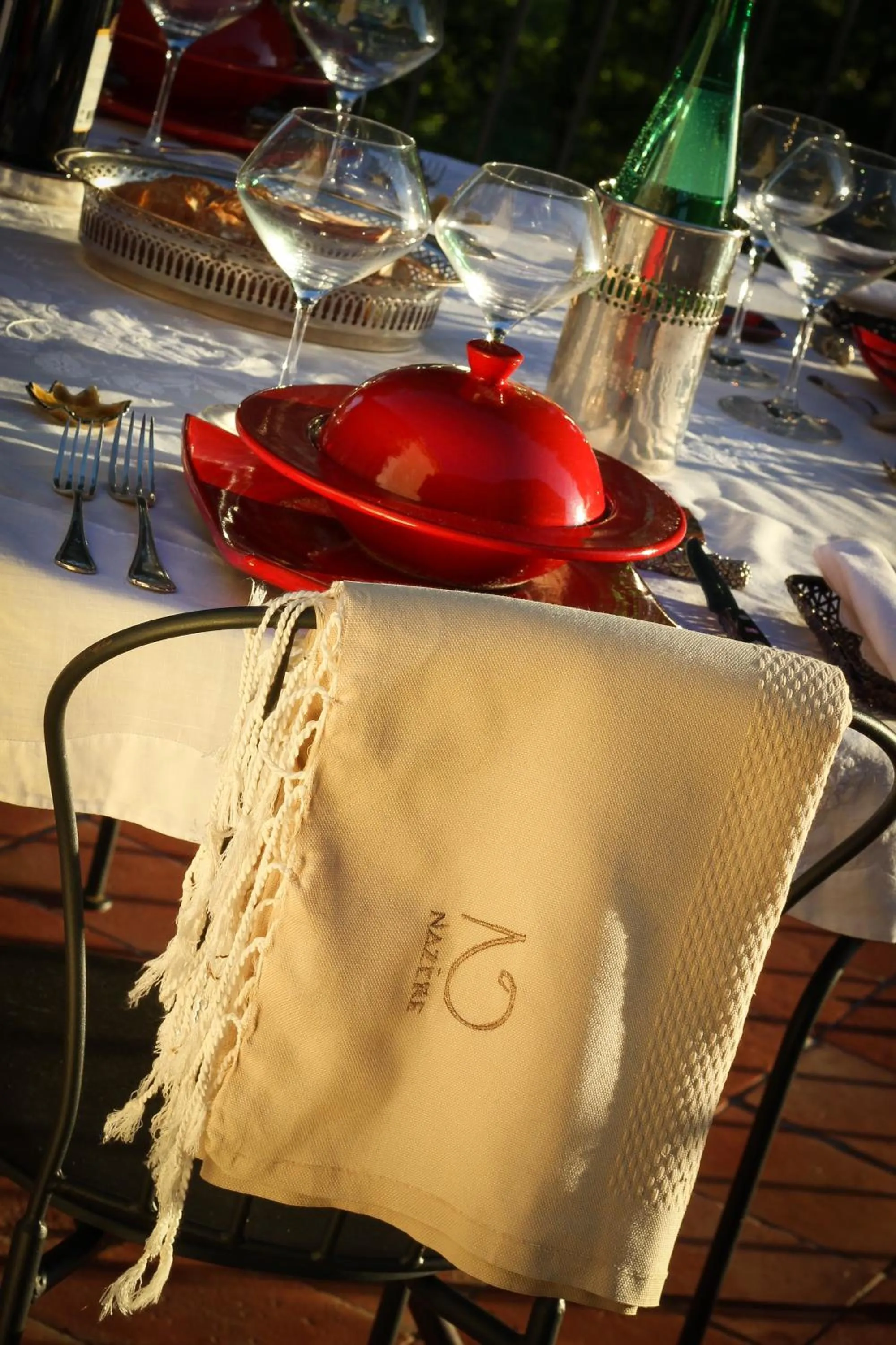 Decorative detail in Chambres d'hôtes Domaine de Nazère