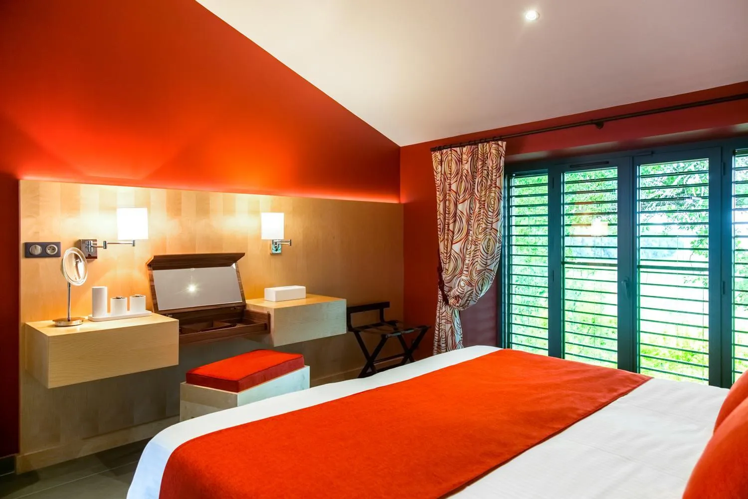 Bed in Chambres d'hôtes Domaine de Nazère