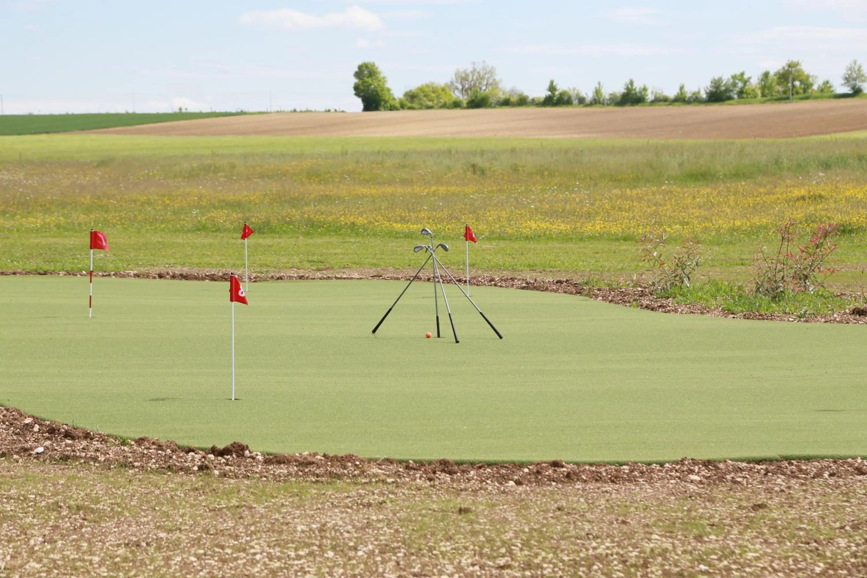 Minigolf in Chambres d'hôtes Domaine de Nazère