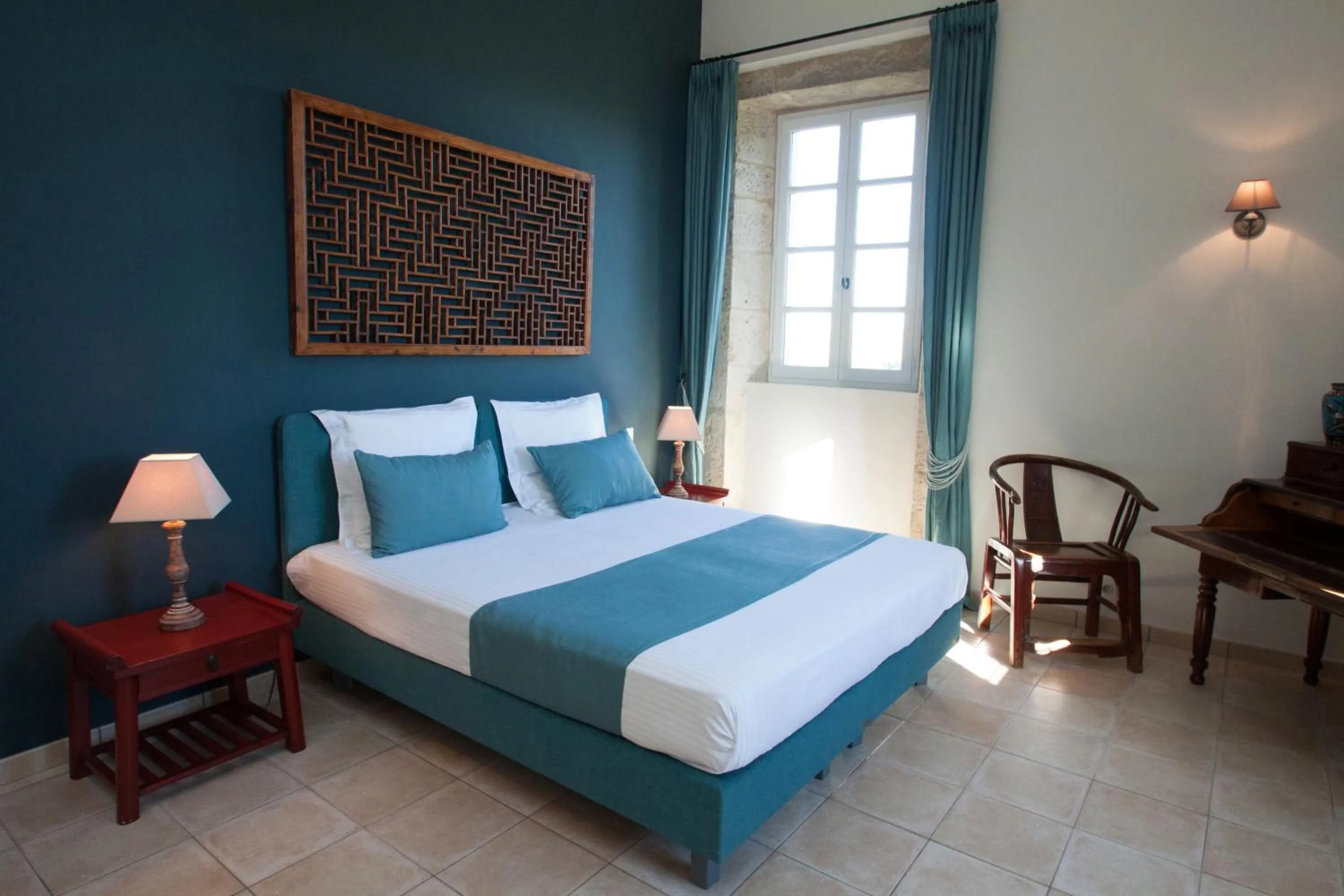 Bed in Chambres d'hôtes Domaine de Nazère