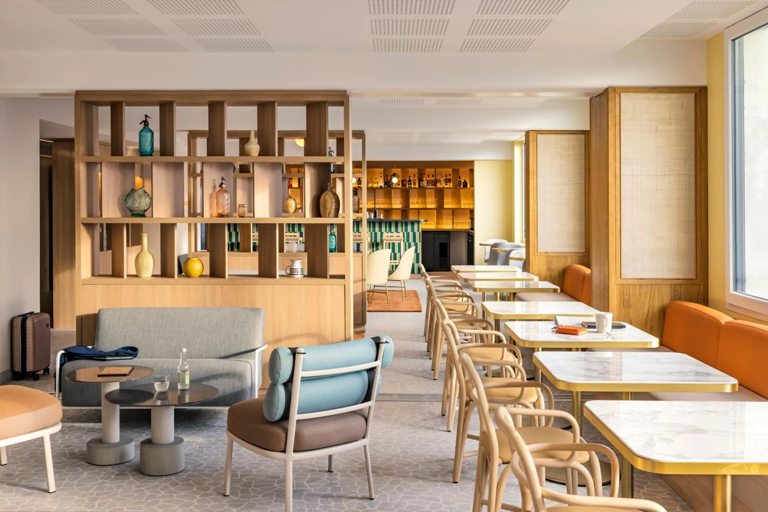 Living room in OKKO Hotels Nice Aéroport