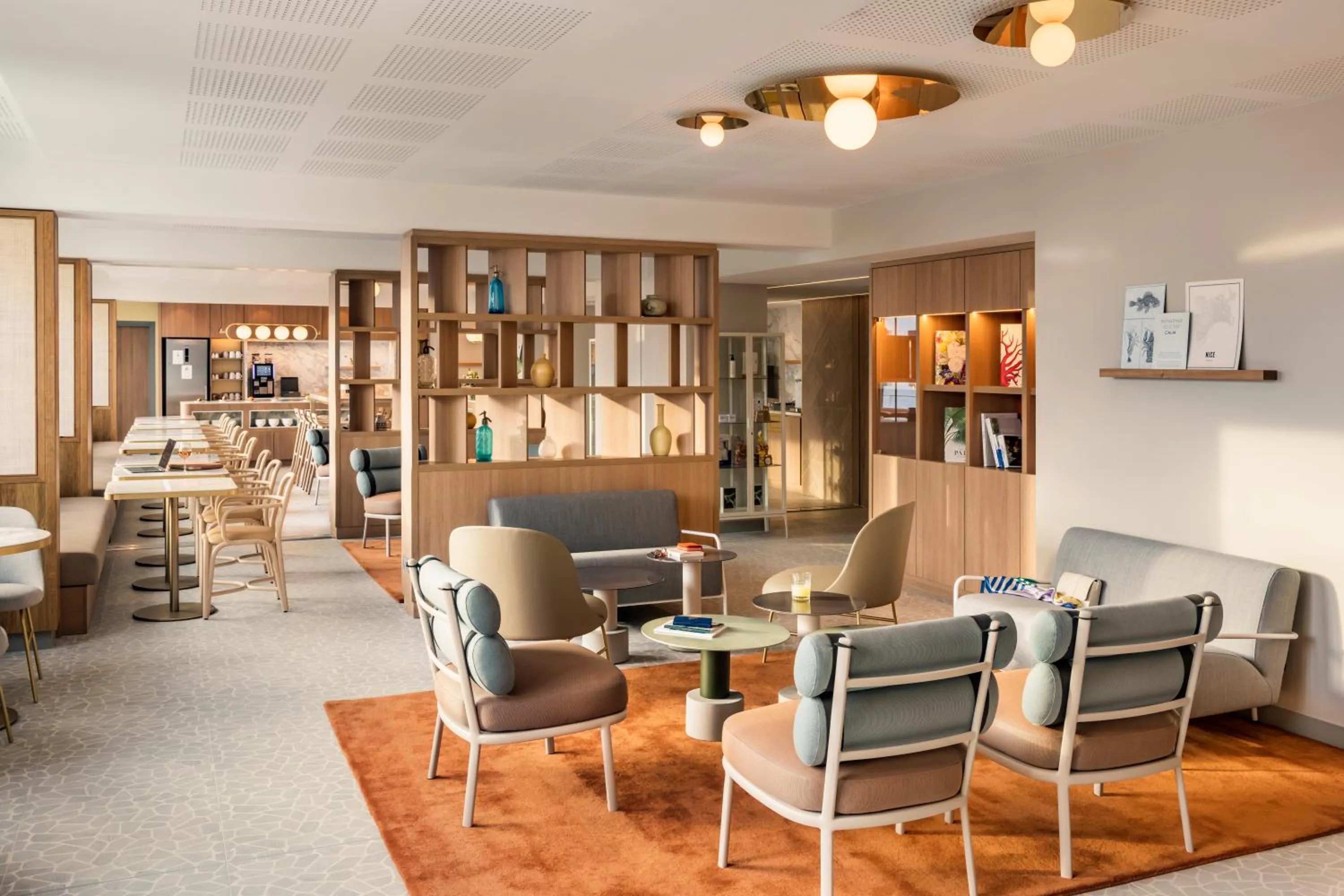 Living room in OKKO Hotels Nice Aéroport