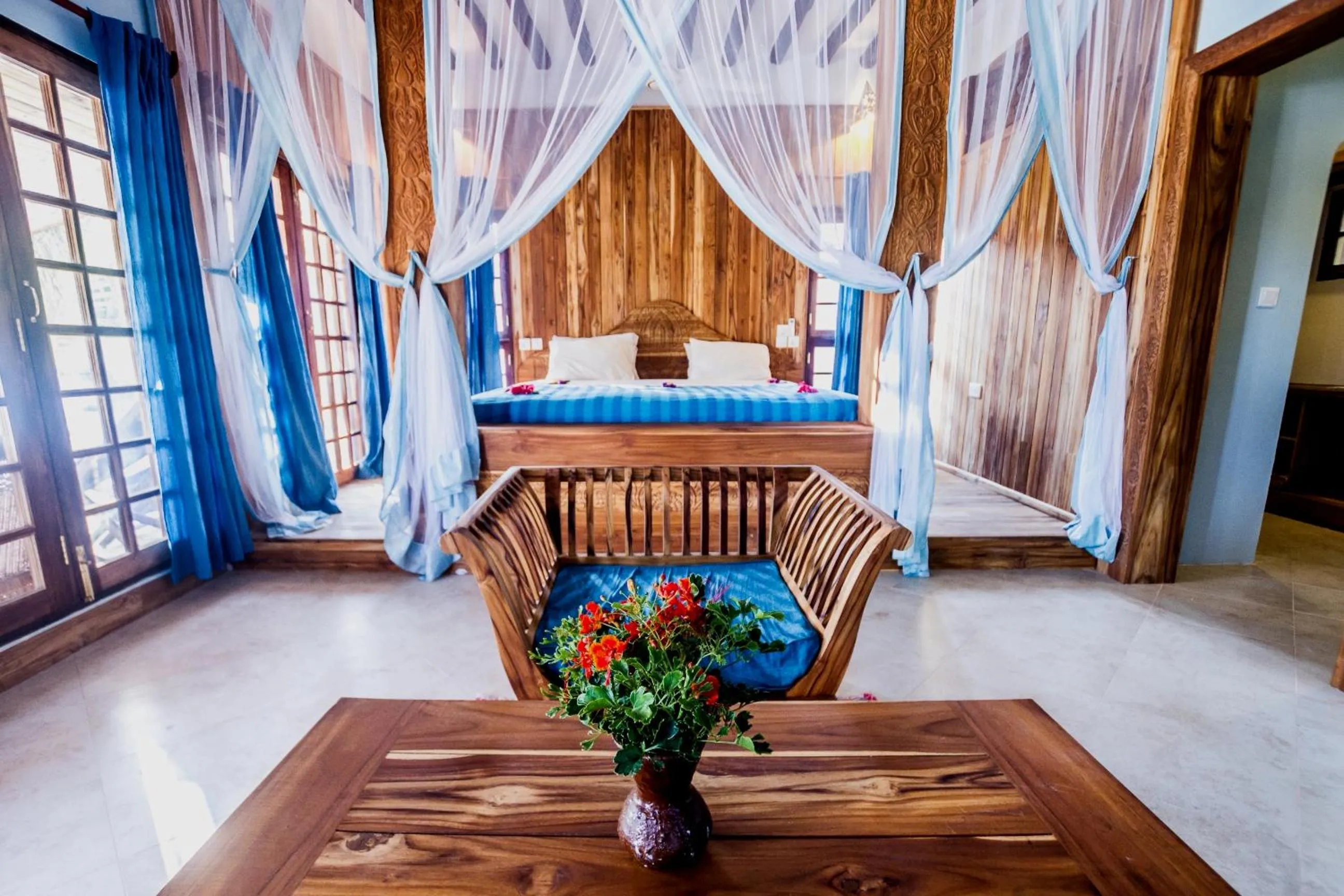 Seating area in Kendwa Rocks Hotel