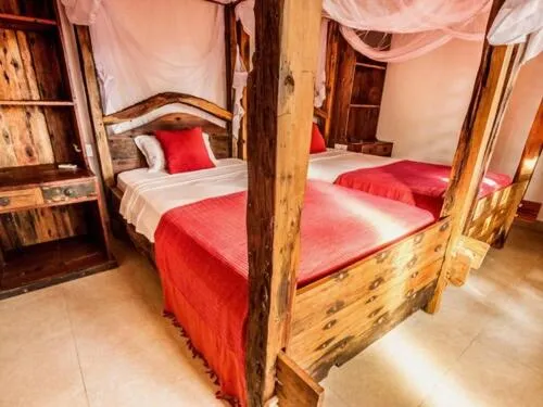 Bed in Kendwa Rocks Hotel