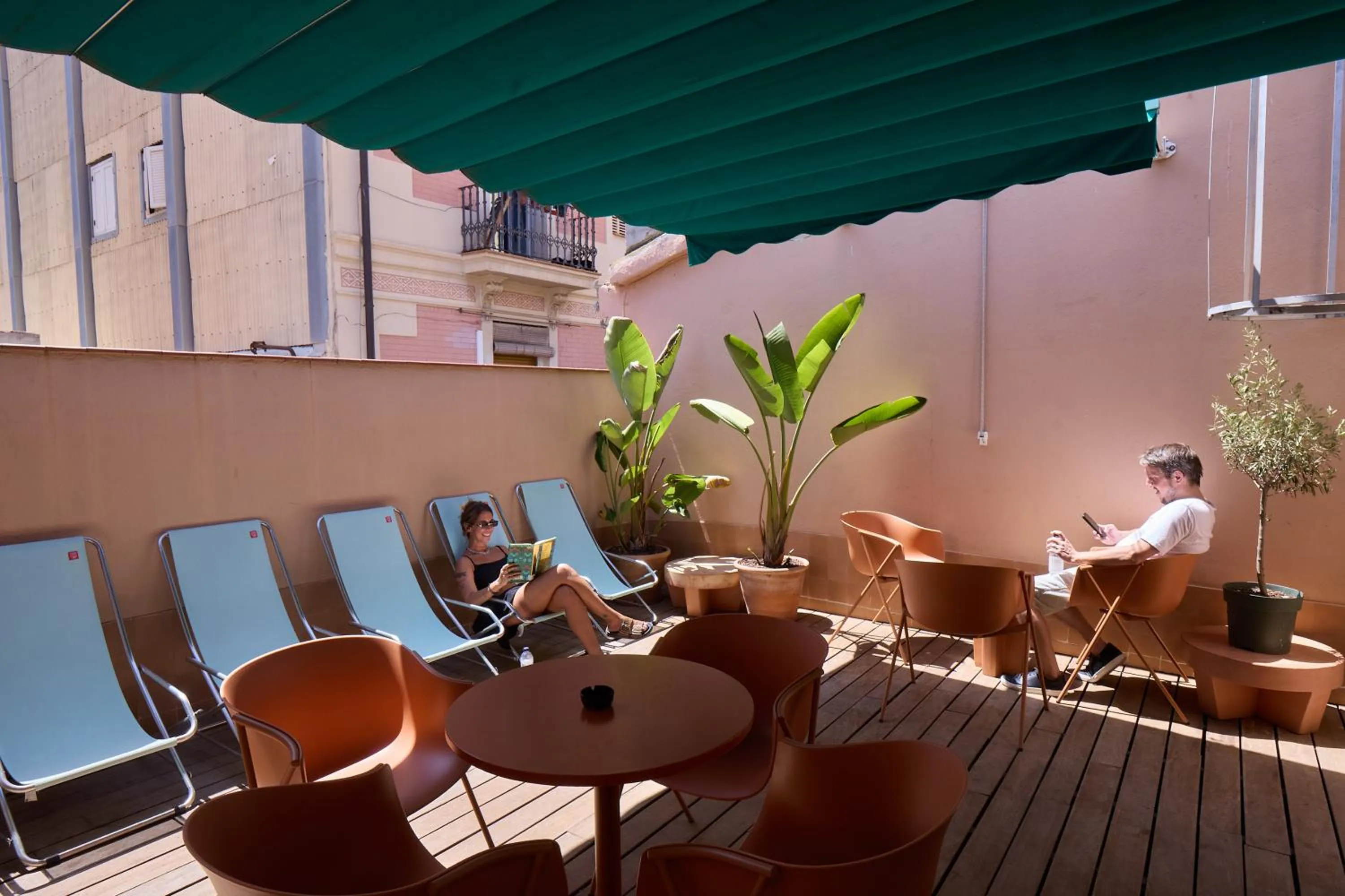 Patio in Latroupe Poblenou Beach
