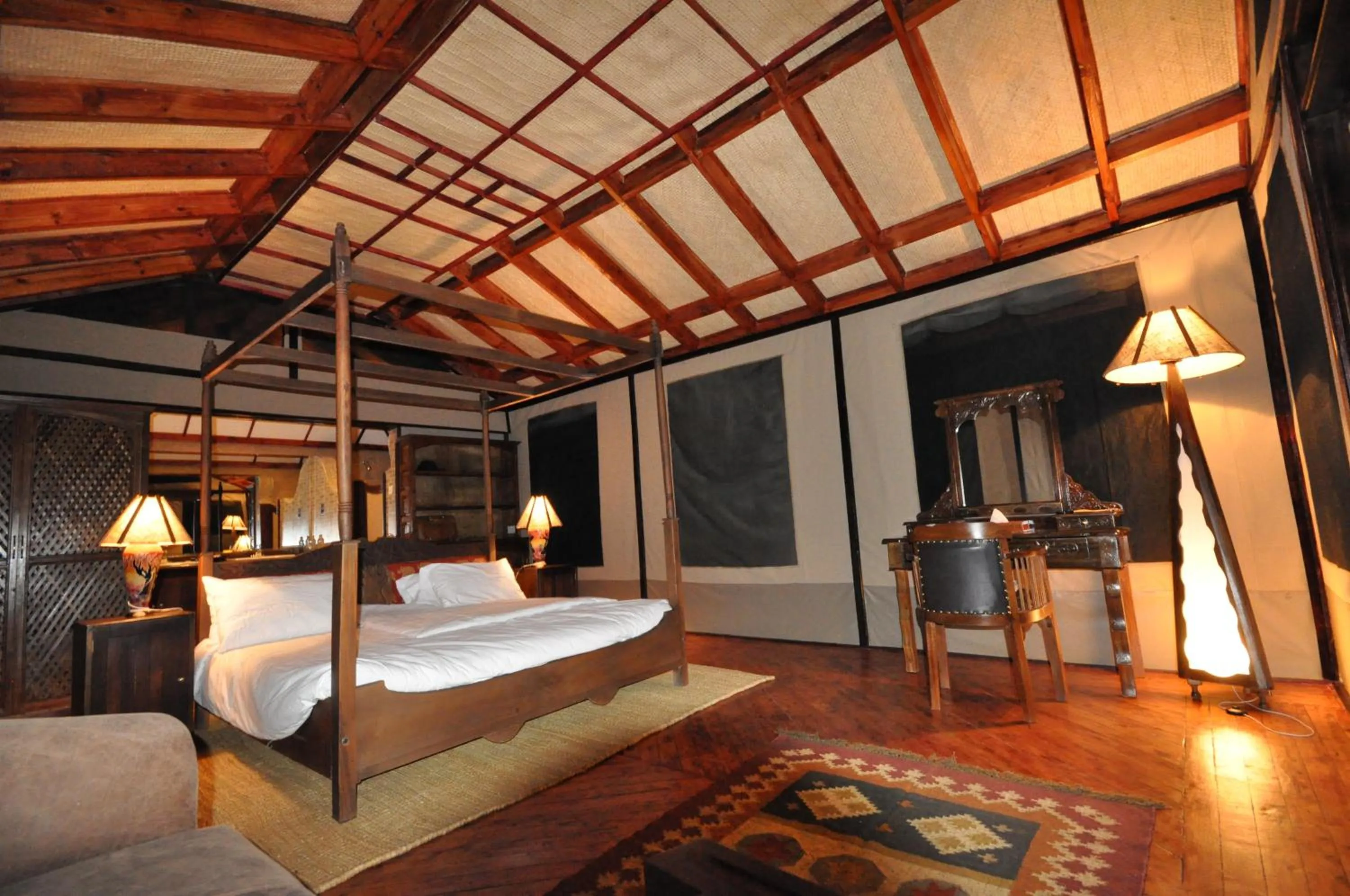 Photo of the whole room, Bed in Elephant Rock Luxury Camp Tarangire