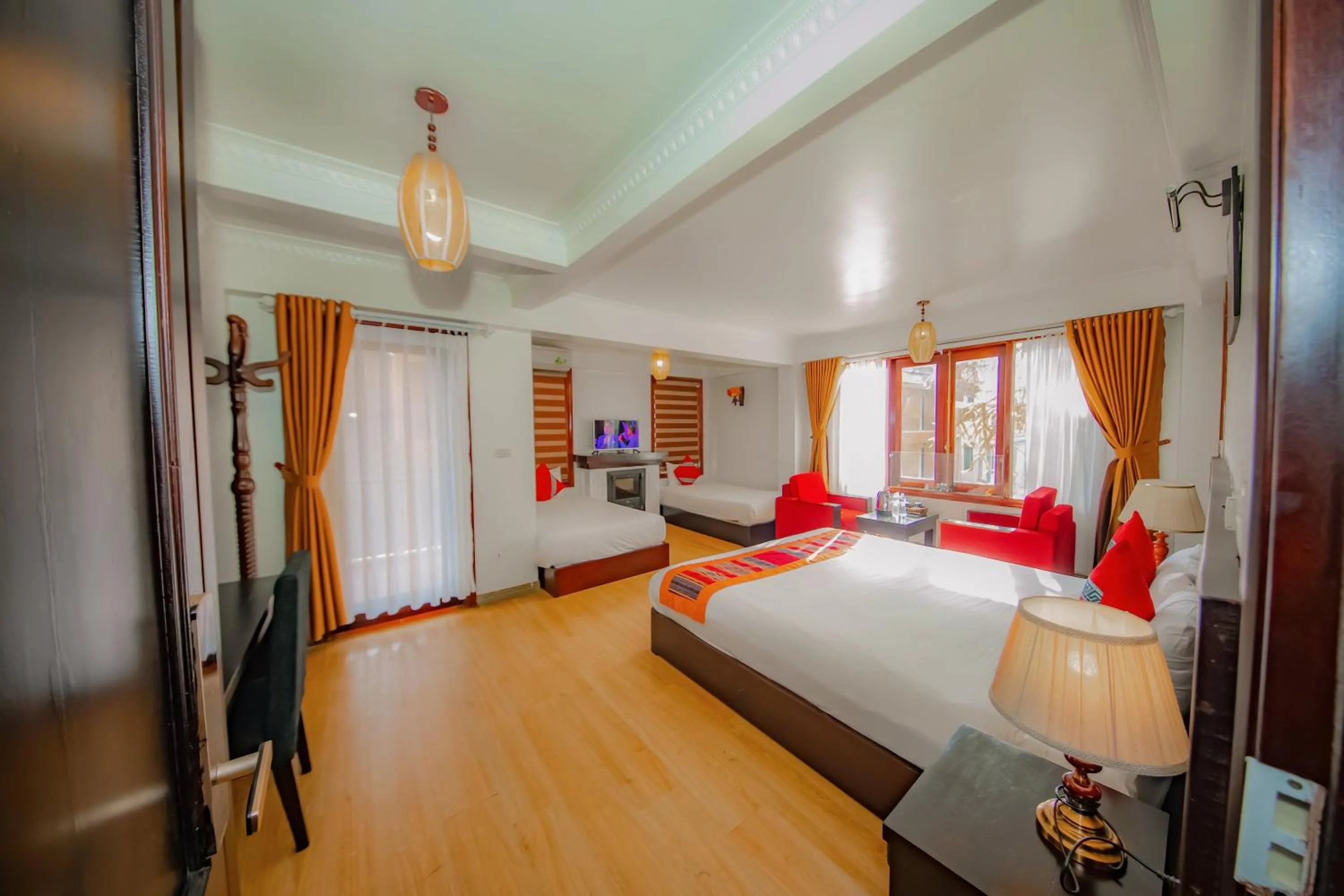 Bed in Sapa Elite Hotel