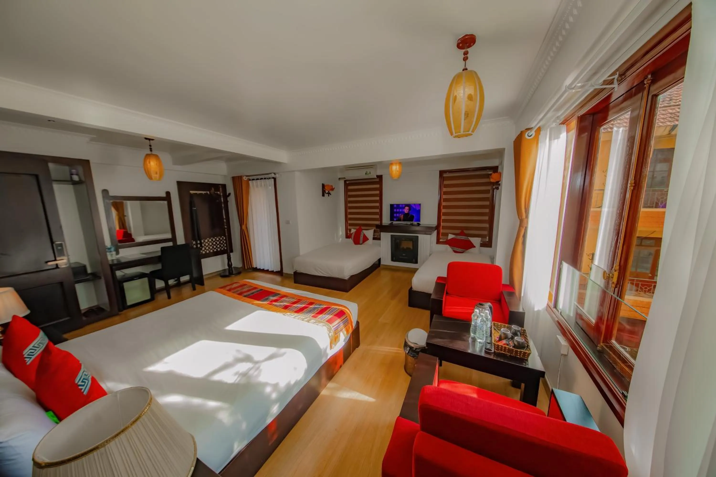 Bed in Sapa Elite Hotel