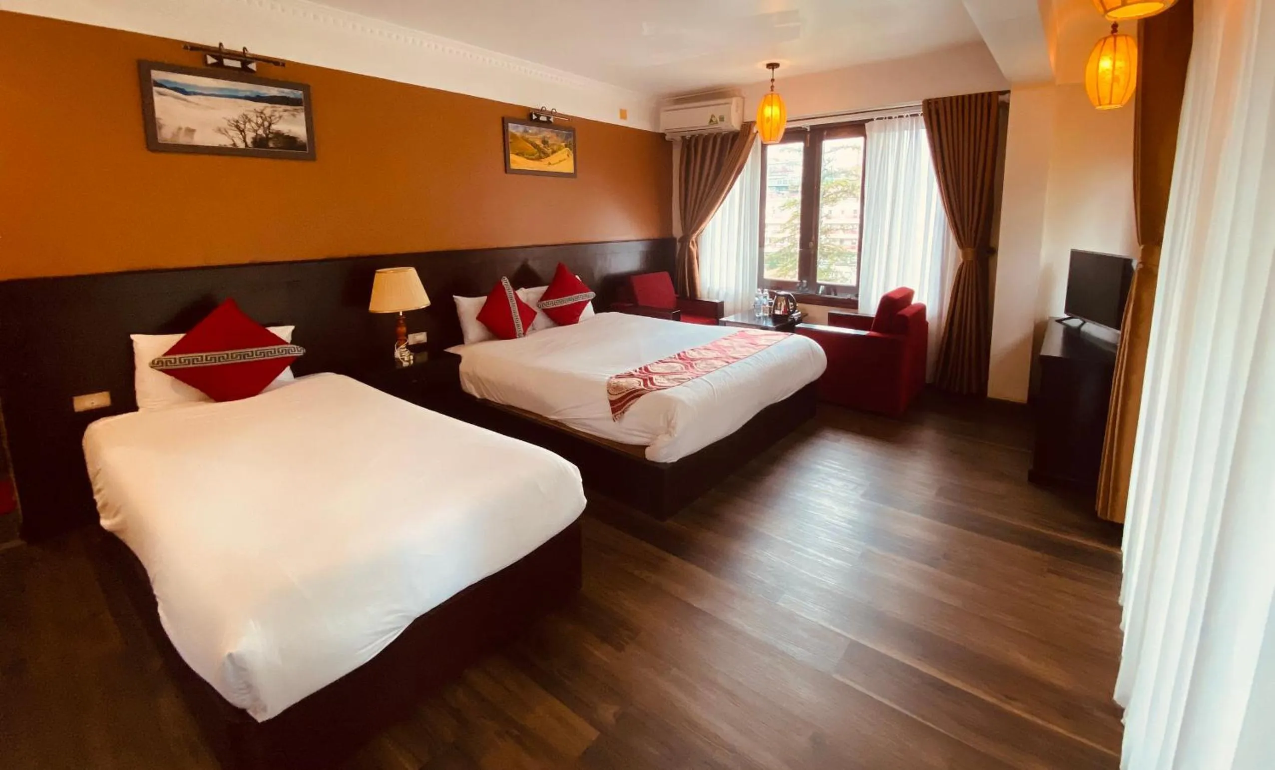 Bed in Sapa Elite Hotel