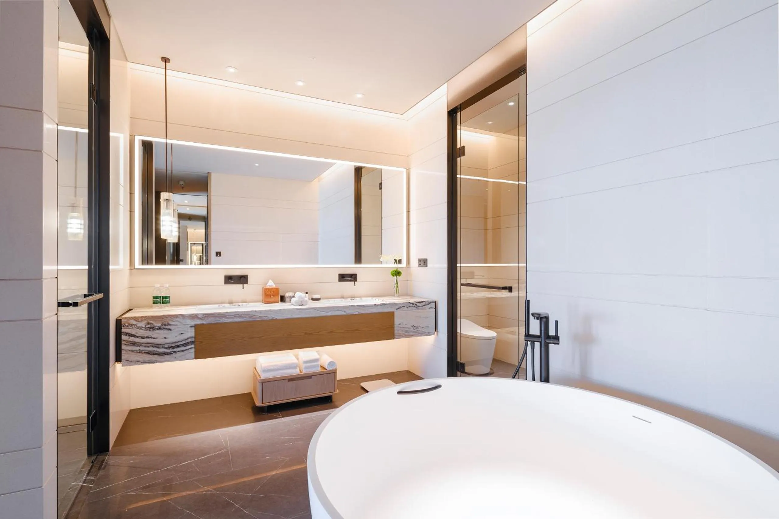 Bathroom in Mumian Chengdu Dong'an Lake